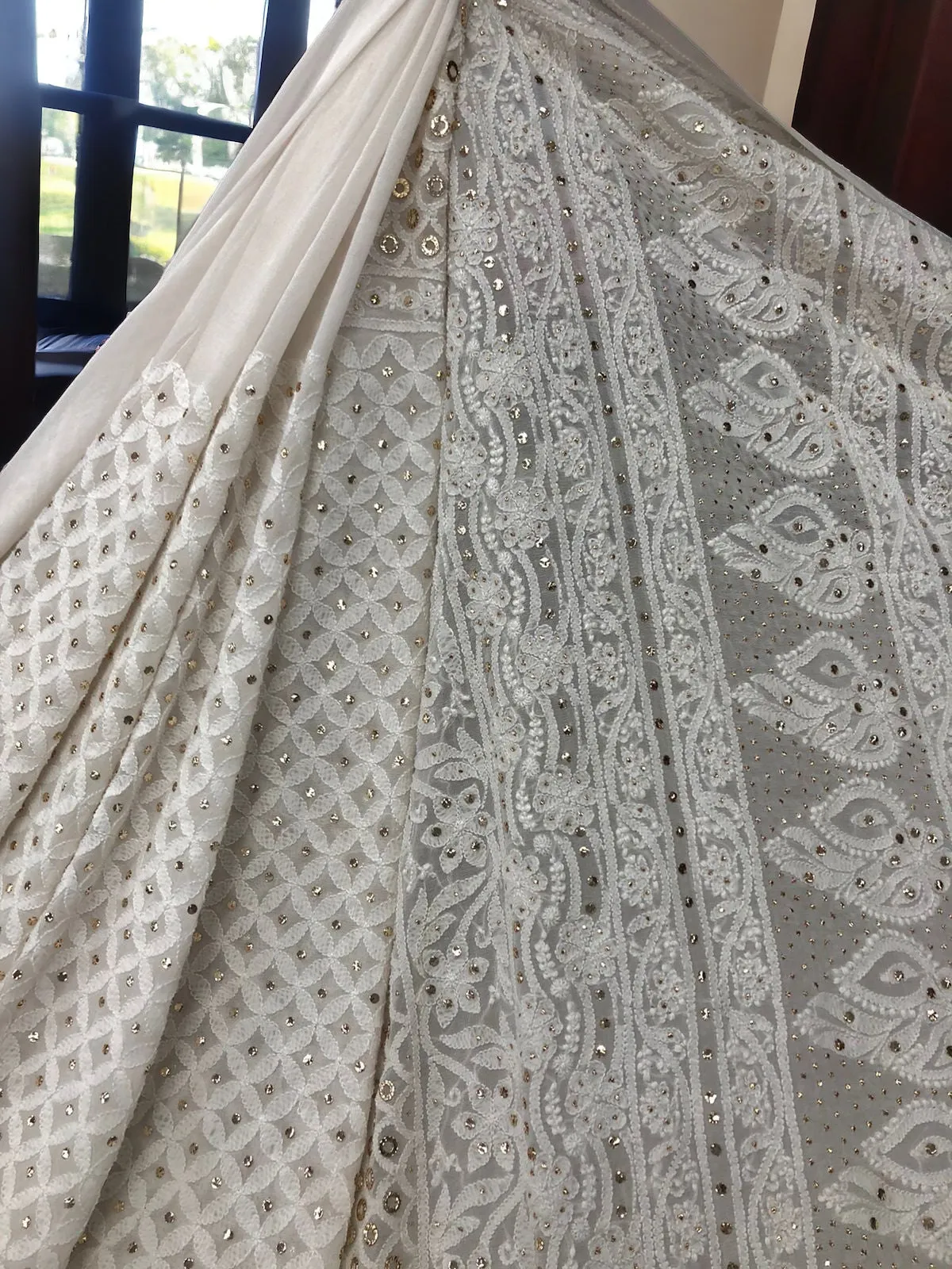 Fashion Vibes Boutique  Viscose Chikankari Anarkali Suit