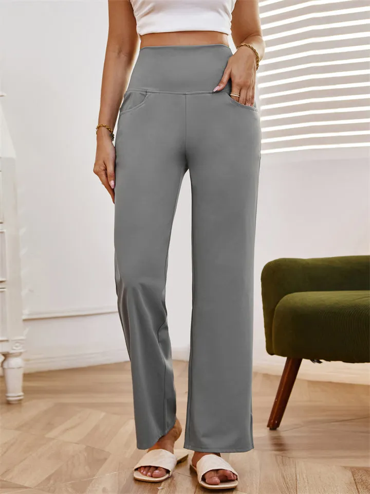 Female Comfy High-rise Casual Sports Yoga Trouser