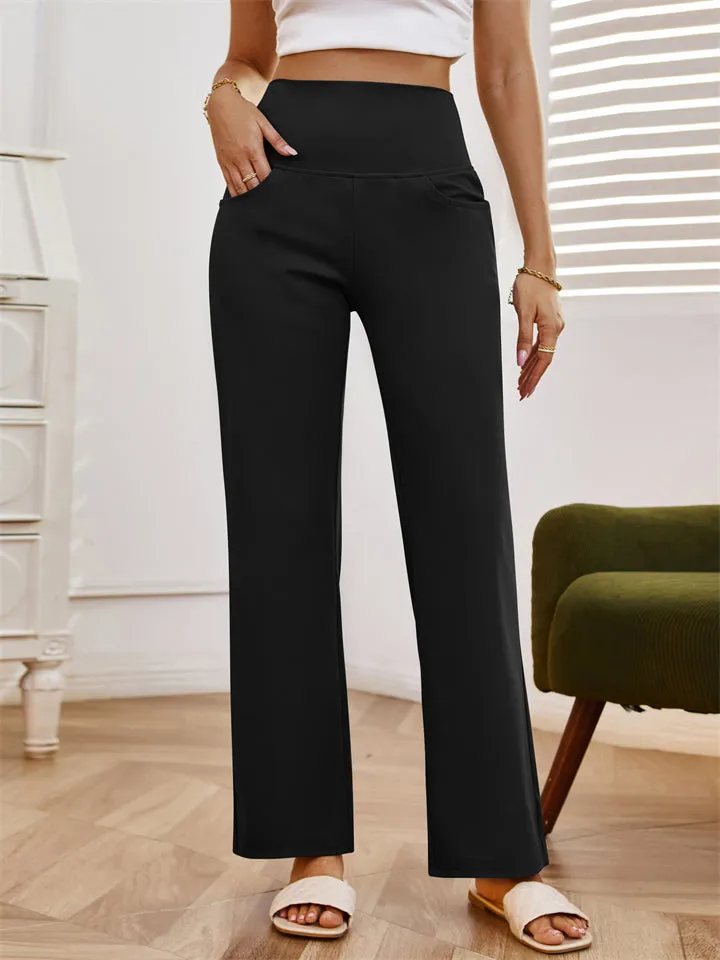 Female Comfy High-rise Casual Sports Yoga Trouser
