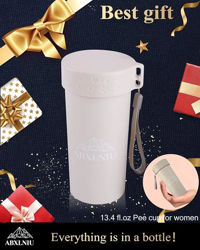 Female Urination Device with Cup, Female Urinals Portable Pee Funnel for Women - Standing Up to Pee Anywhere, Womens Pee Funnel Camping/Hiking Gear Gifts for Women