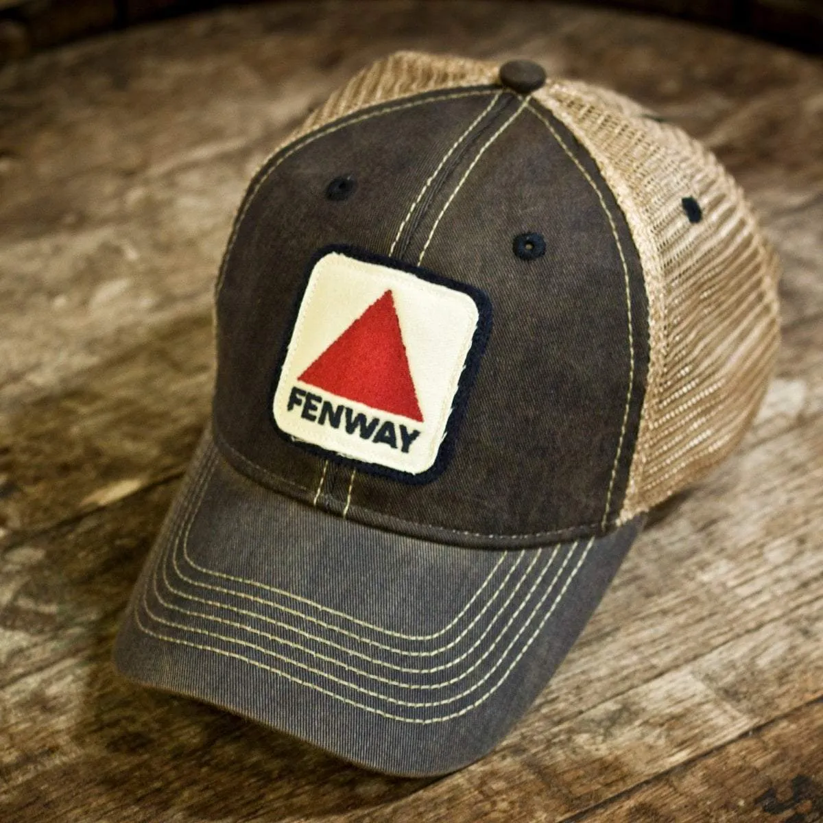 Fenway Patch "Dirty Water" Mesh Trucker Navy Hat