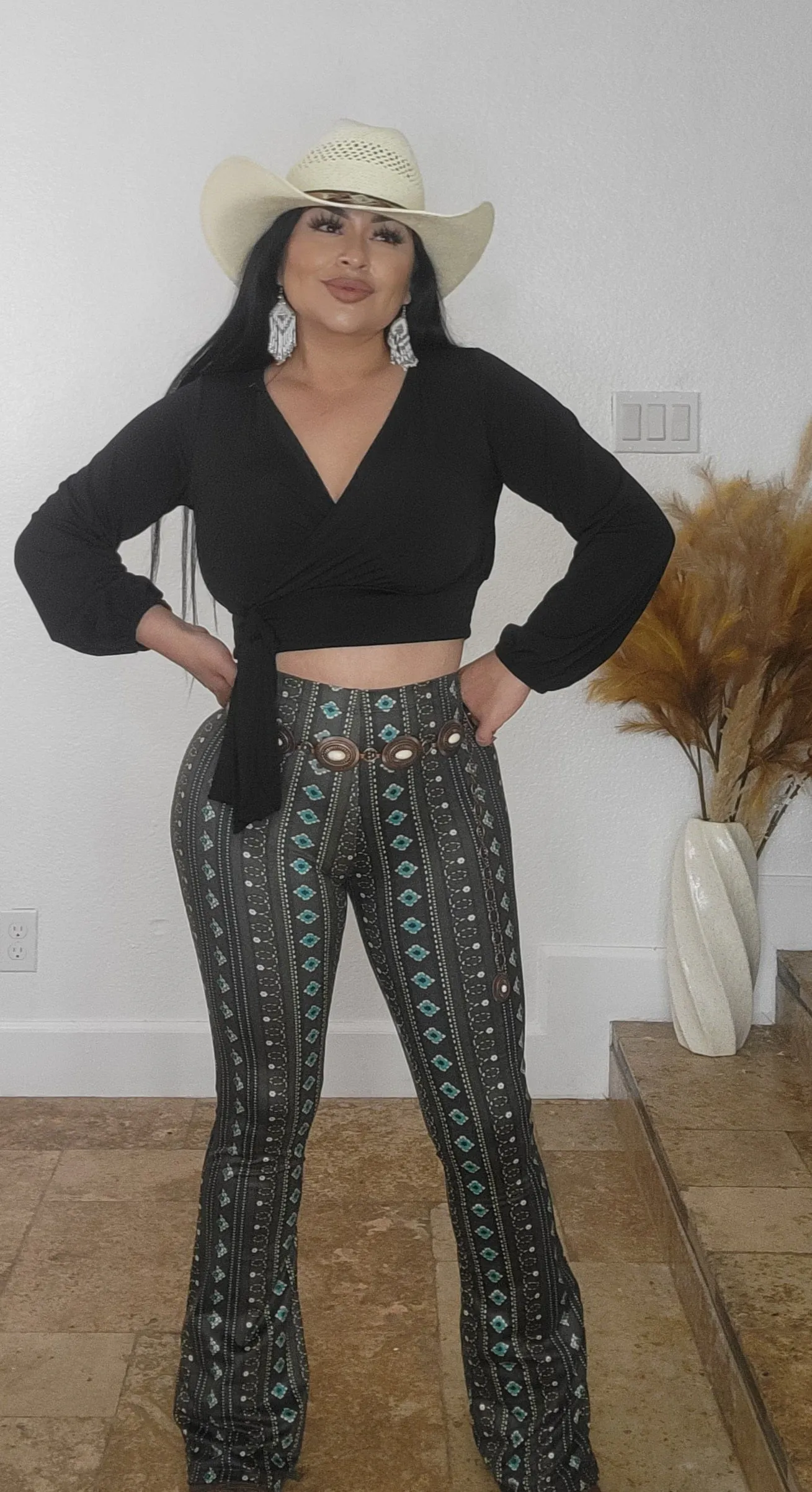 Flare legging OLIVE GREEN