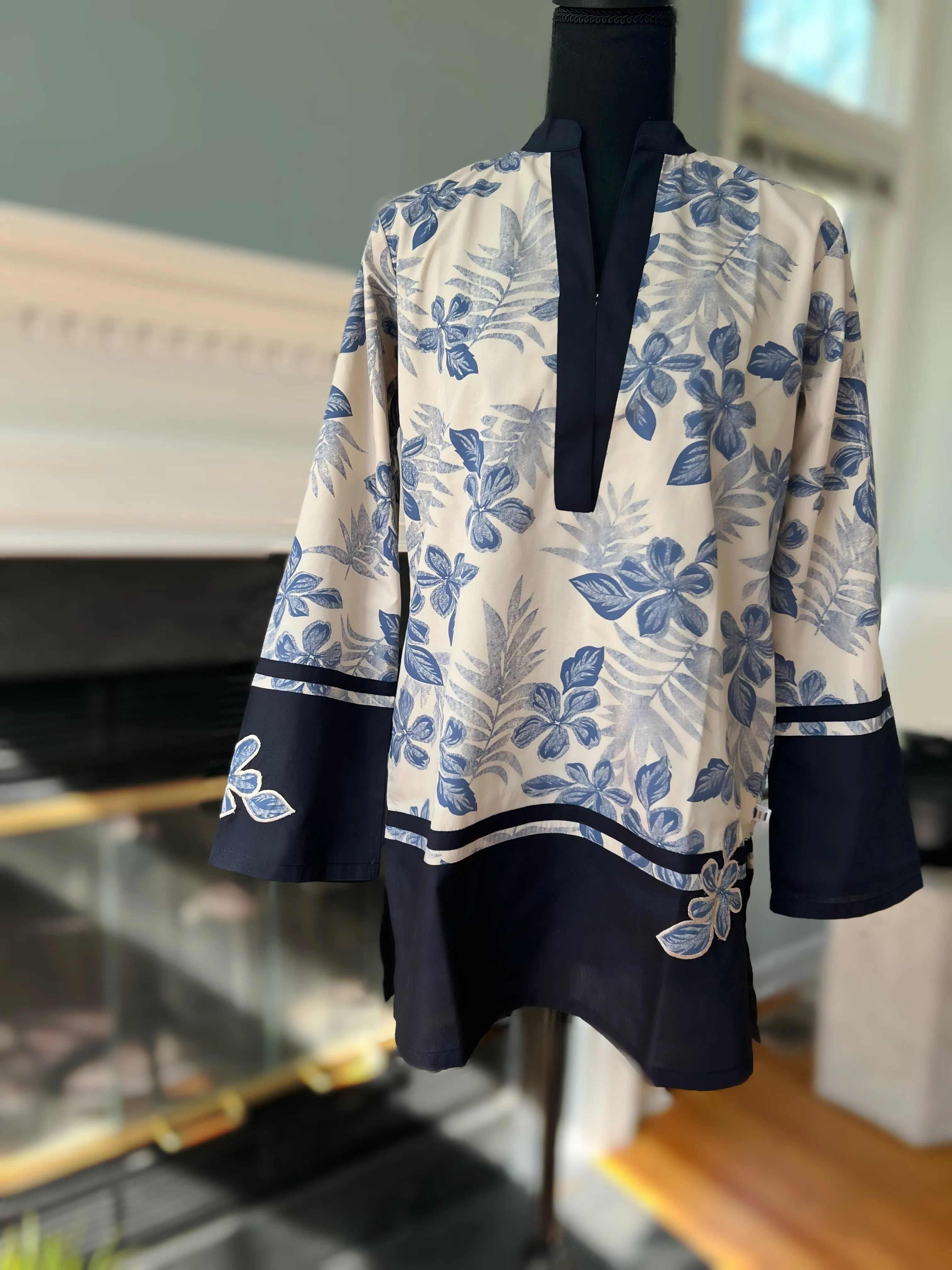 Floral Appliqué Tunic
