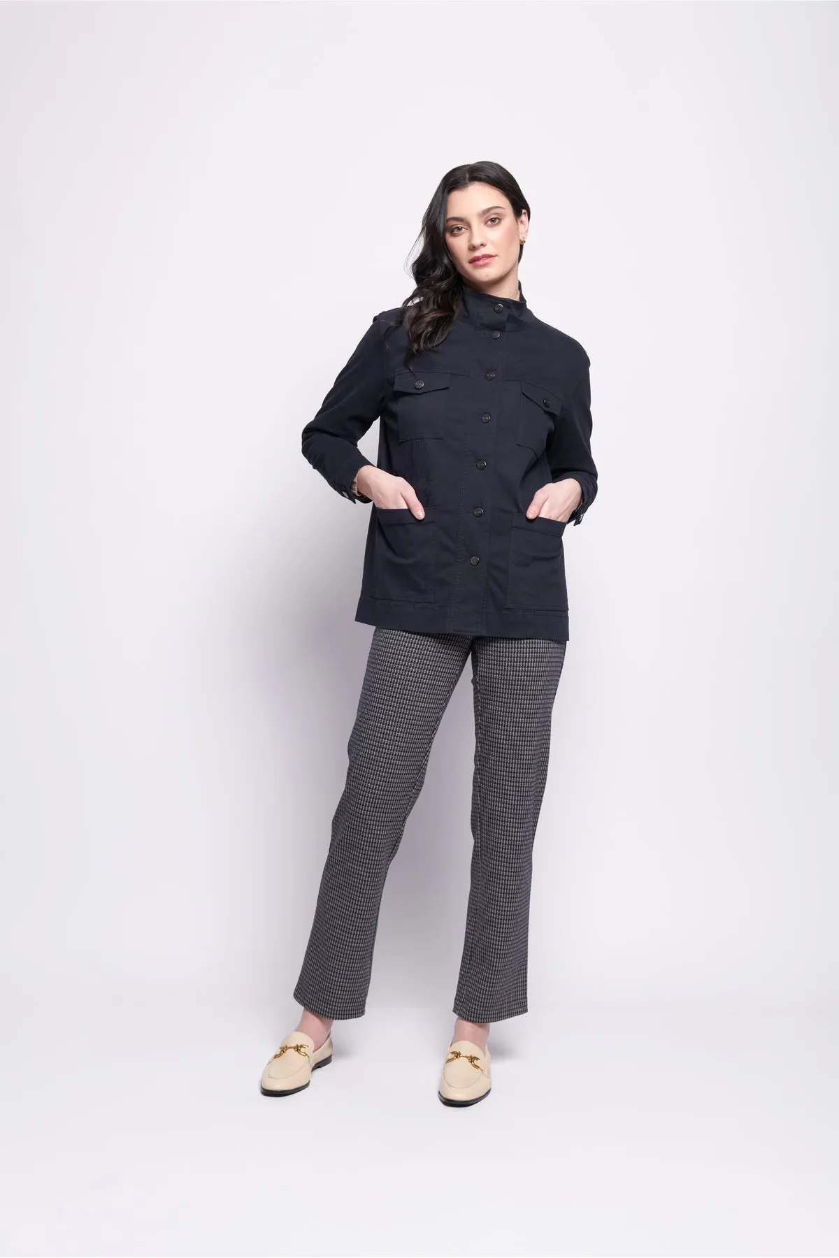 Foil - Pick Of The Bunch Trouser in Steel Check