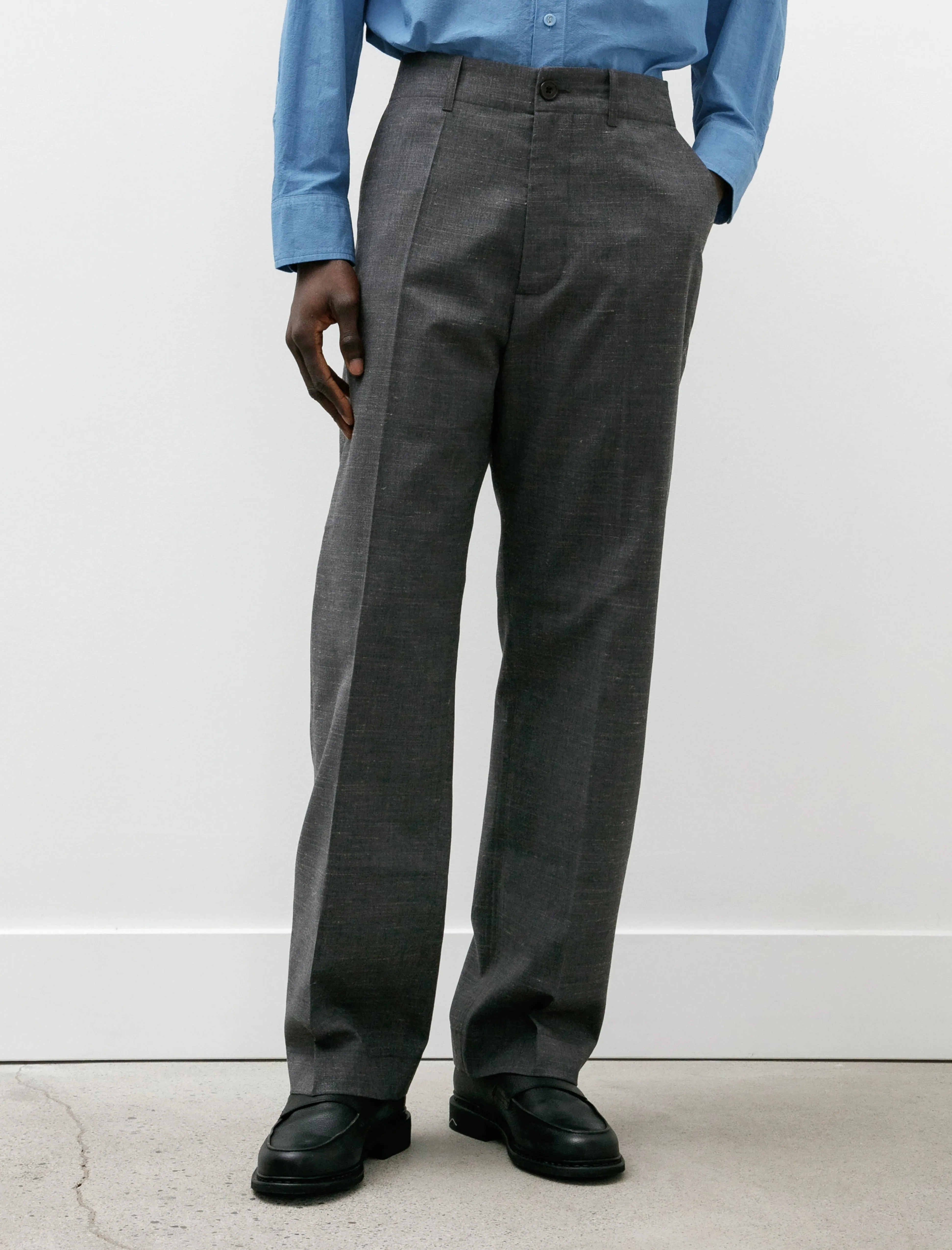 Fox Pant Tropical Wool Mix Charcoal