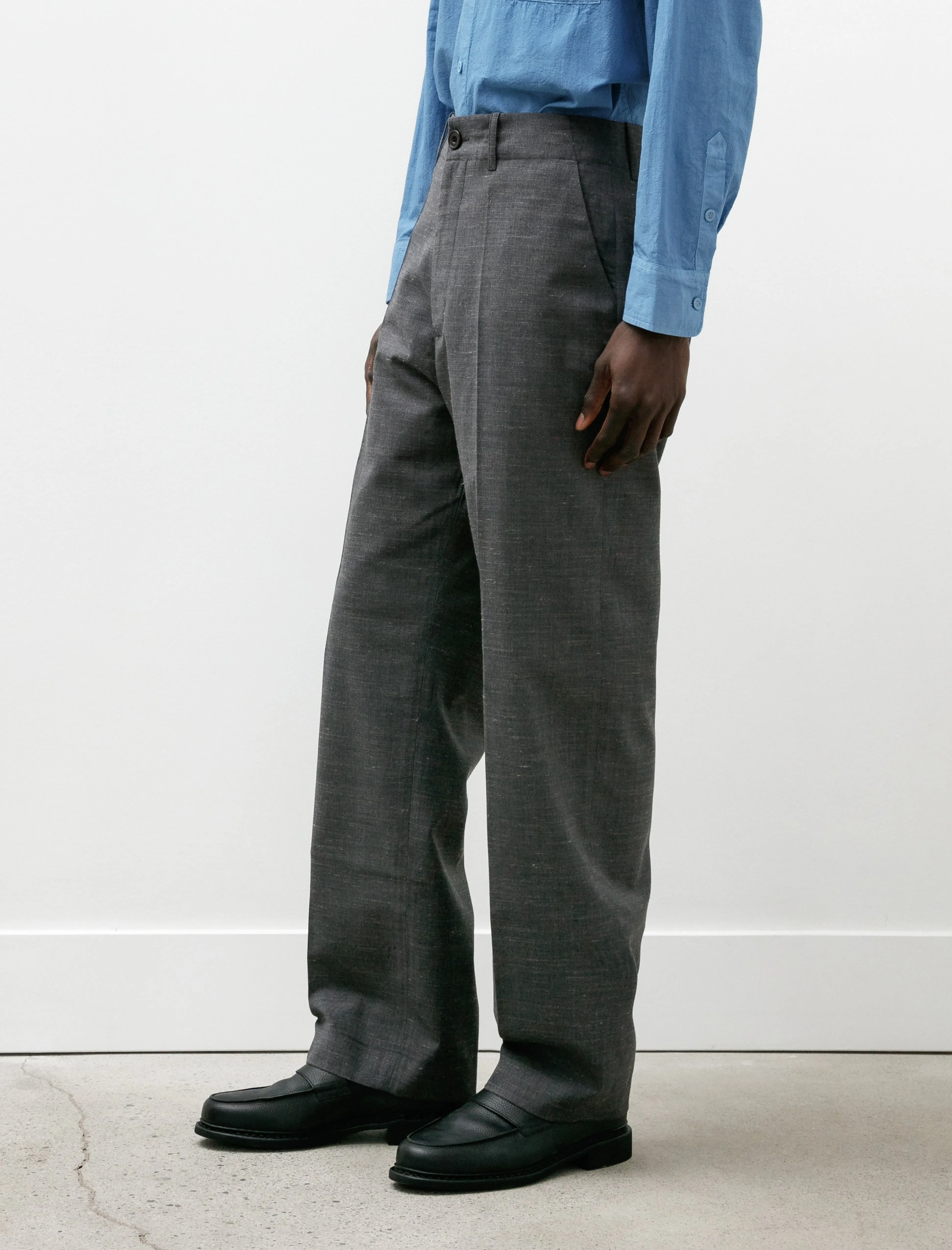 Fox Pant Tropical Wool Mix Charcoal