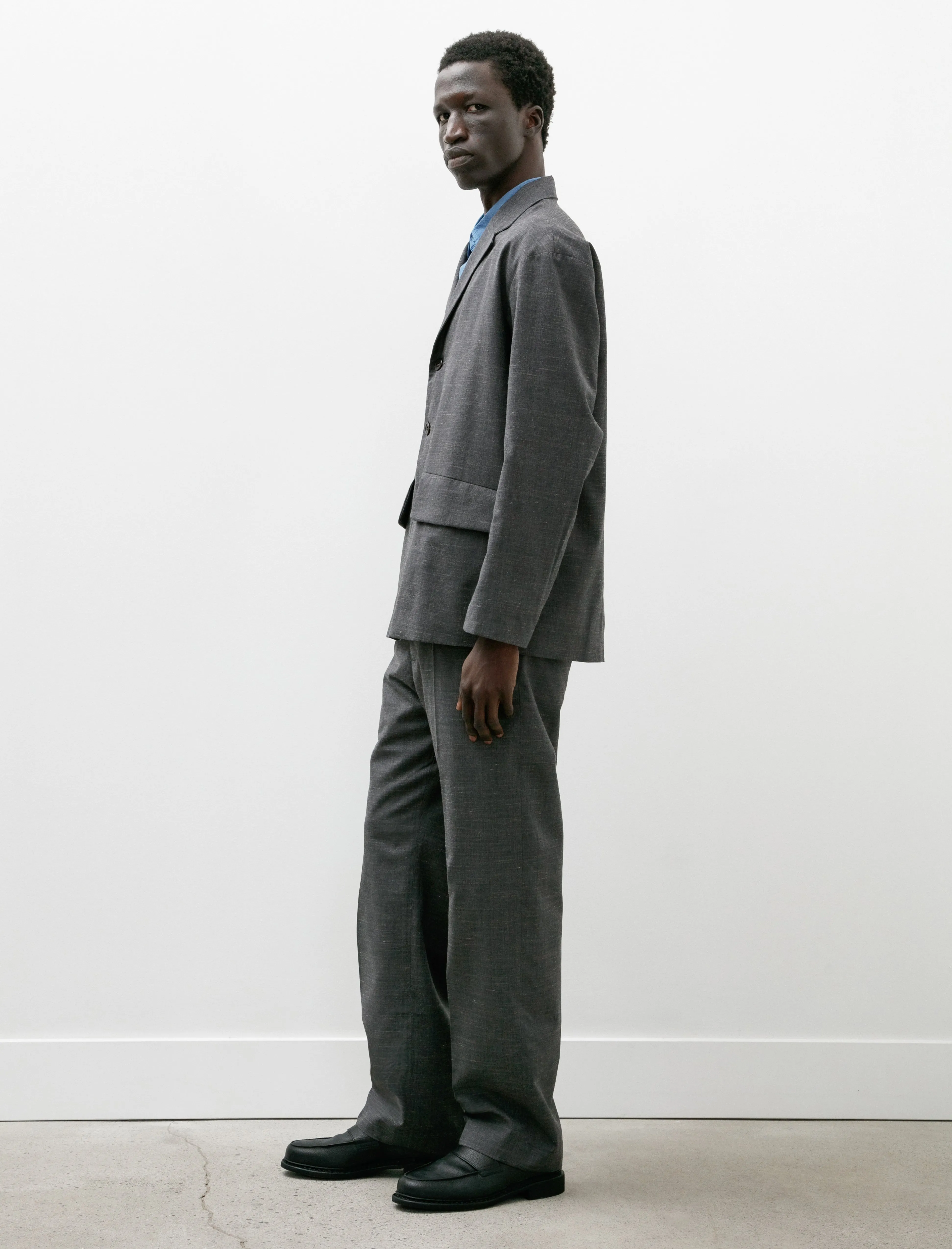 Fox Pant Tropical Wool Mix Charcoal