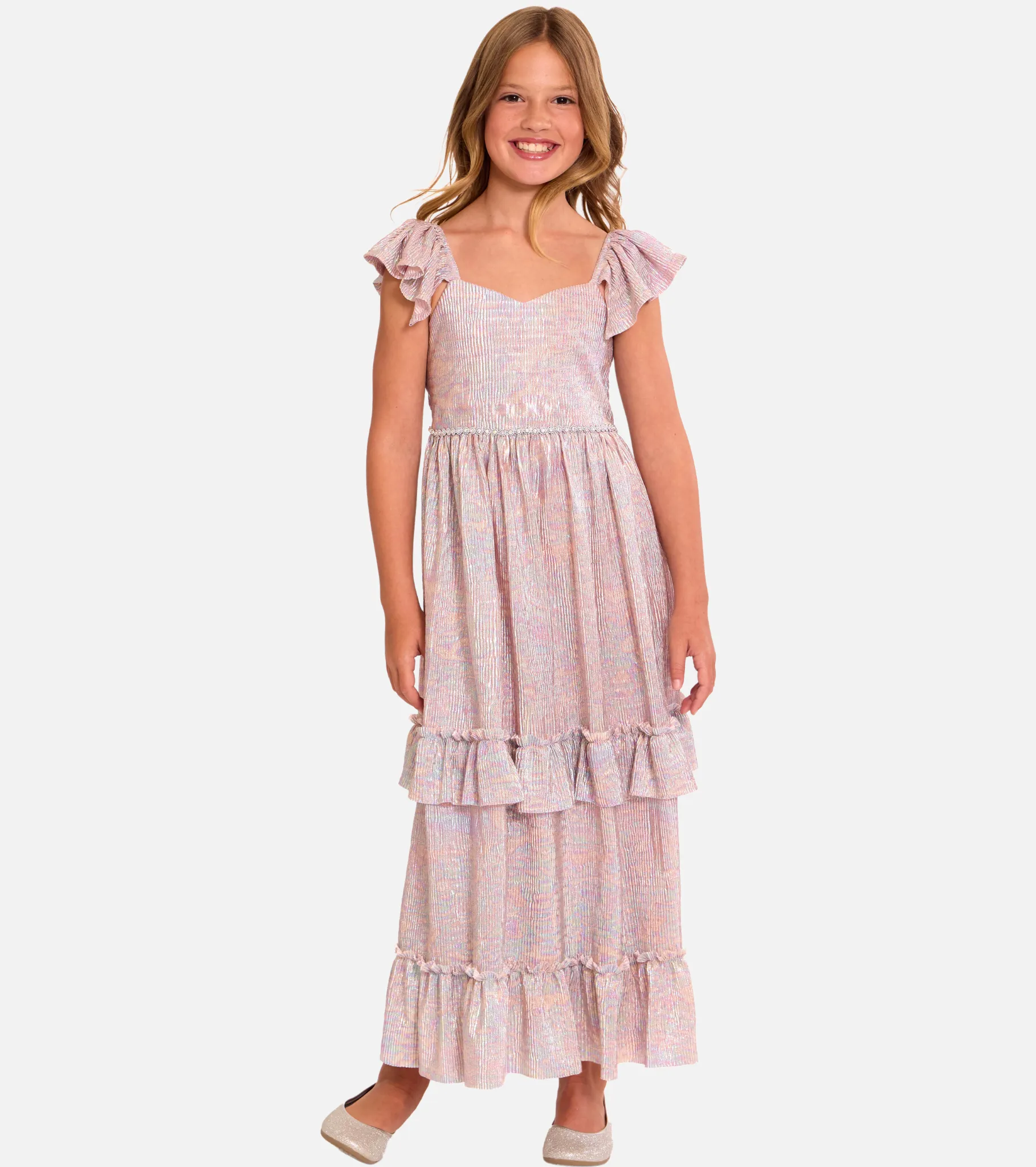 Frances Shimmer Maxi Dress