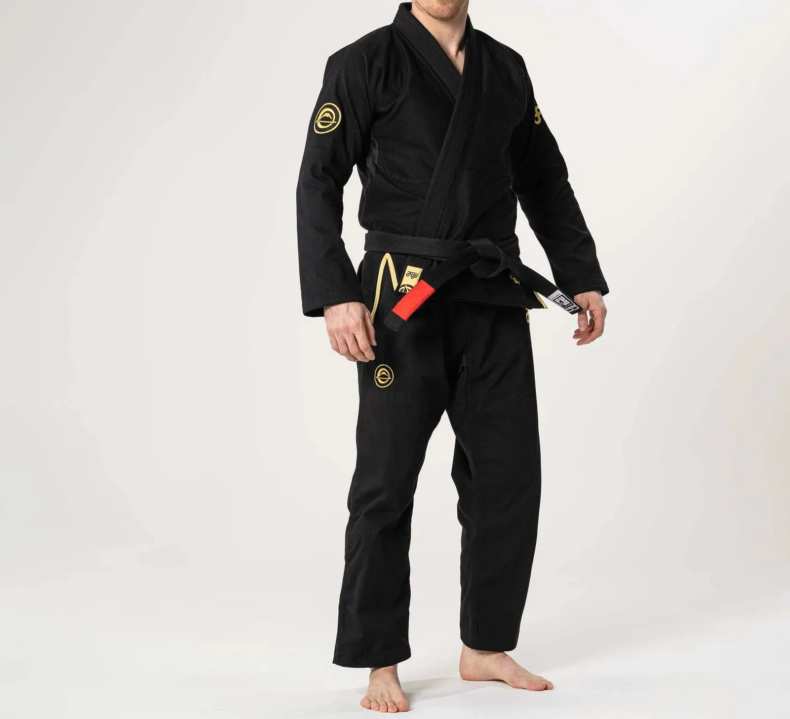 Fuji Sports Flow Tech BJJ Gi Black - Gold