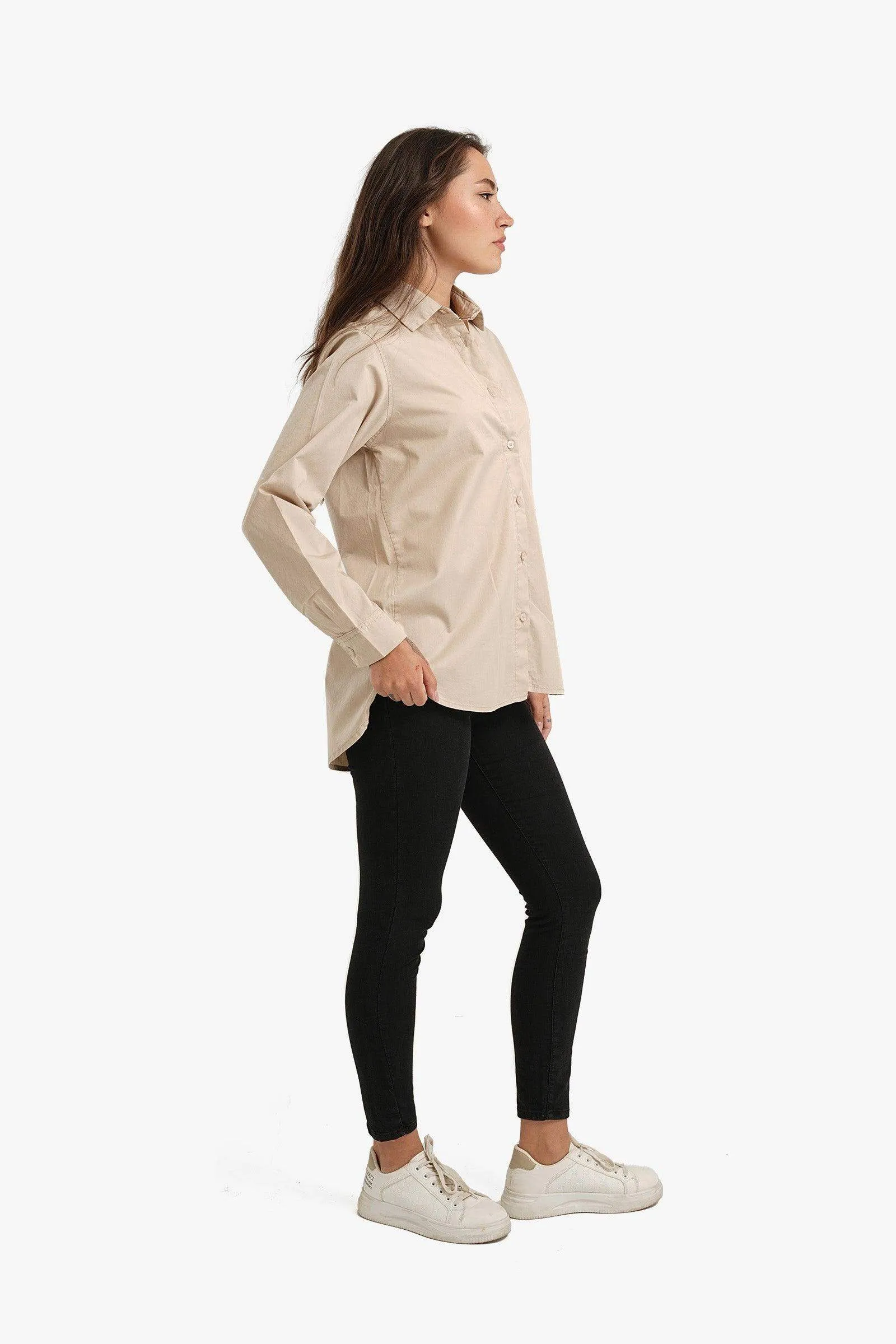 Gabardine Hip Length Shirt