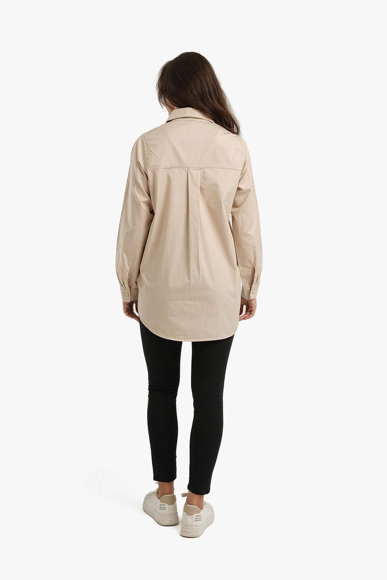 Gabardine Hip Length Shirt