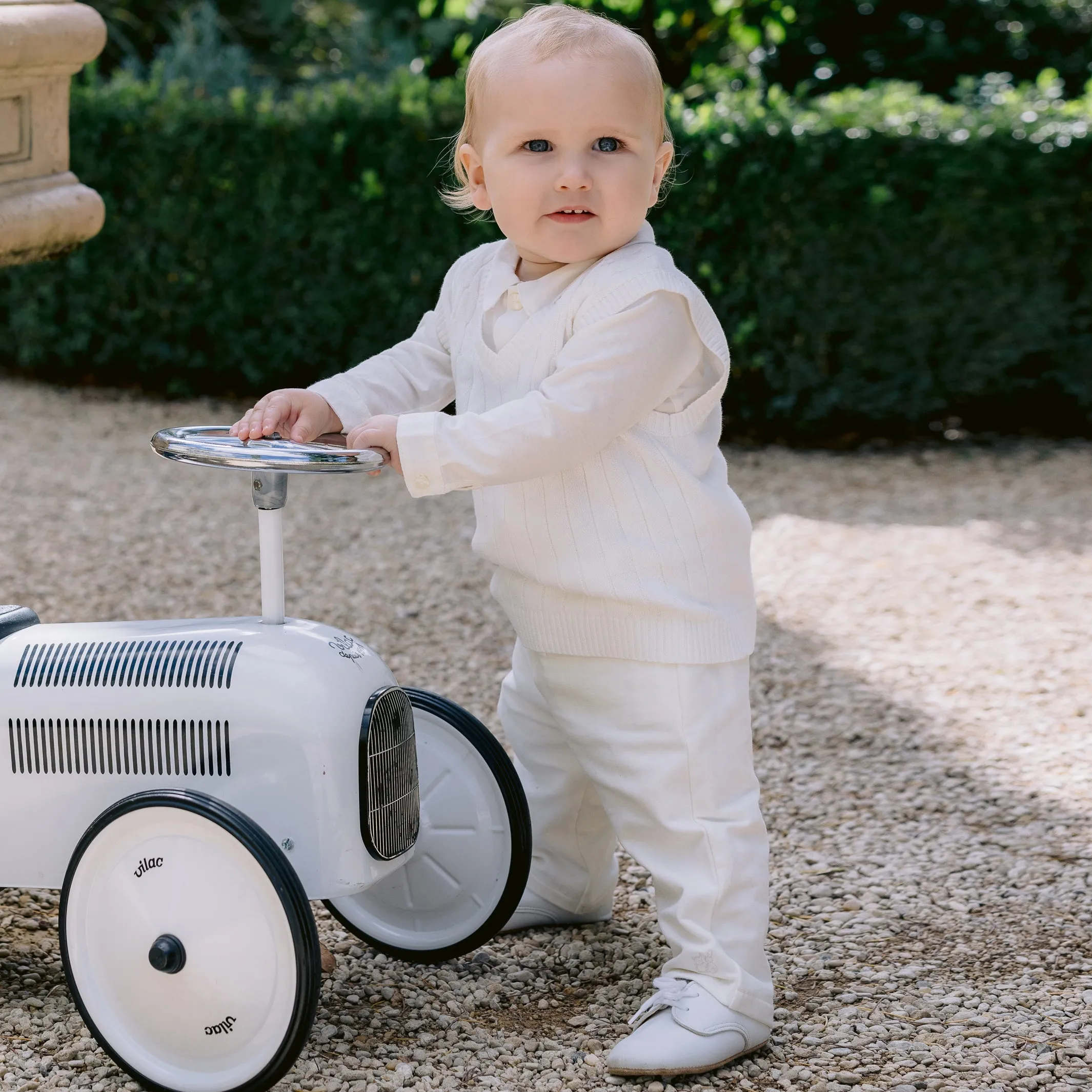 George Smart Baby Boys Ivory Three Piece Set