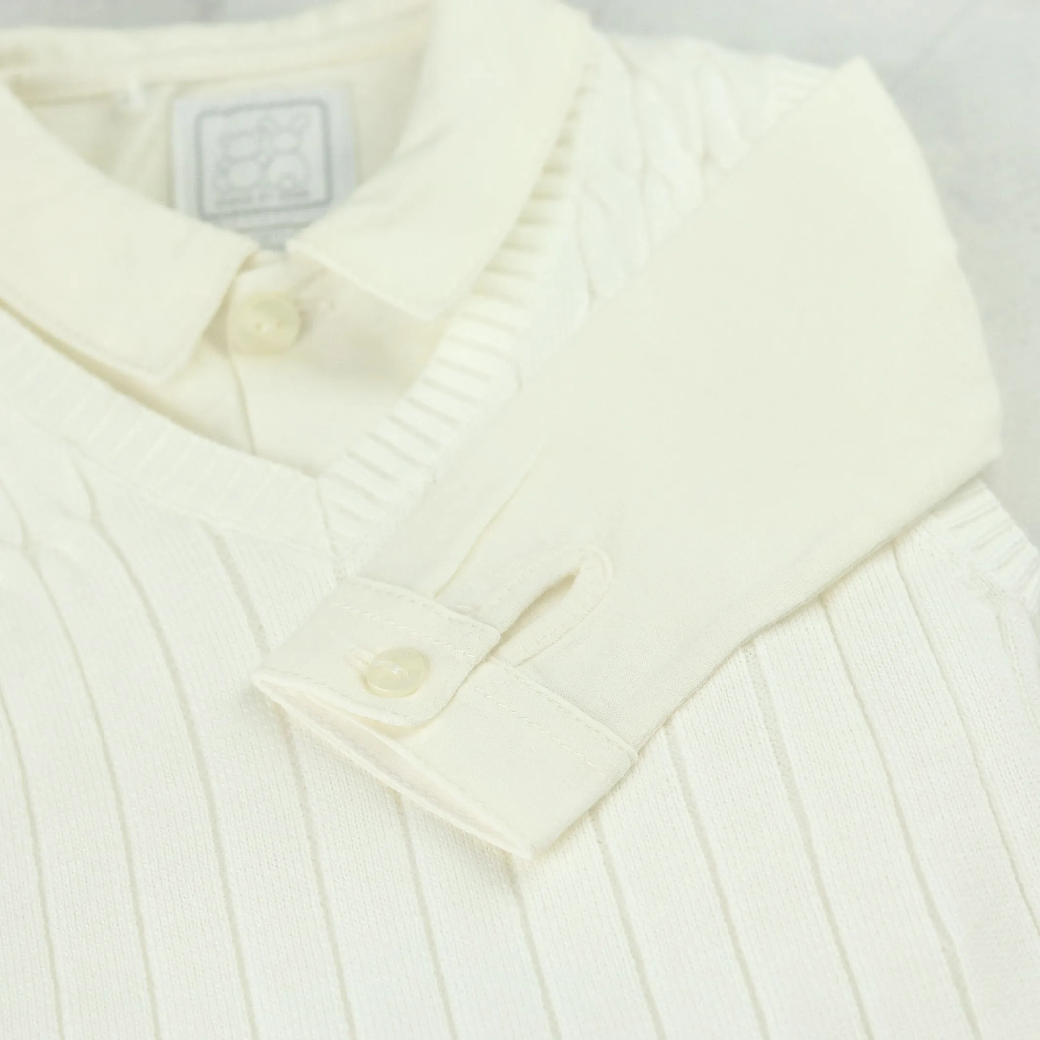 George Smart Baby Boys Ivory Three Piece Set