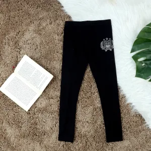 GG Retro Black Track Pants For Girls