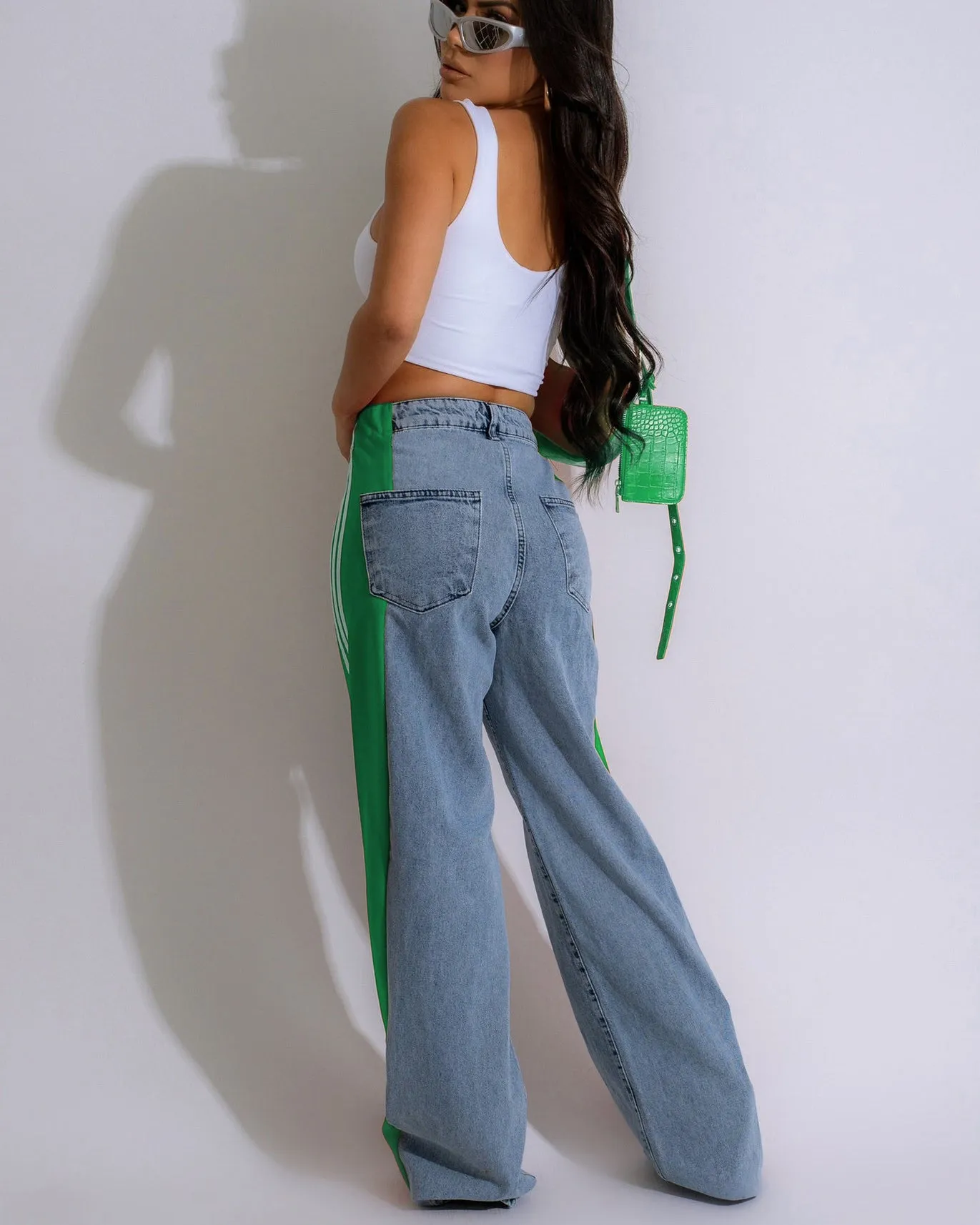 Giulia –Striped Patchwork Women's Pants