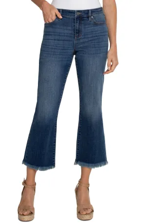 Hannah Crop Flare w/ Fray Hem - Elkmont