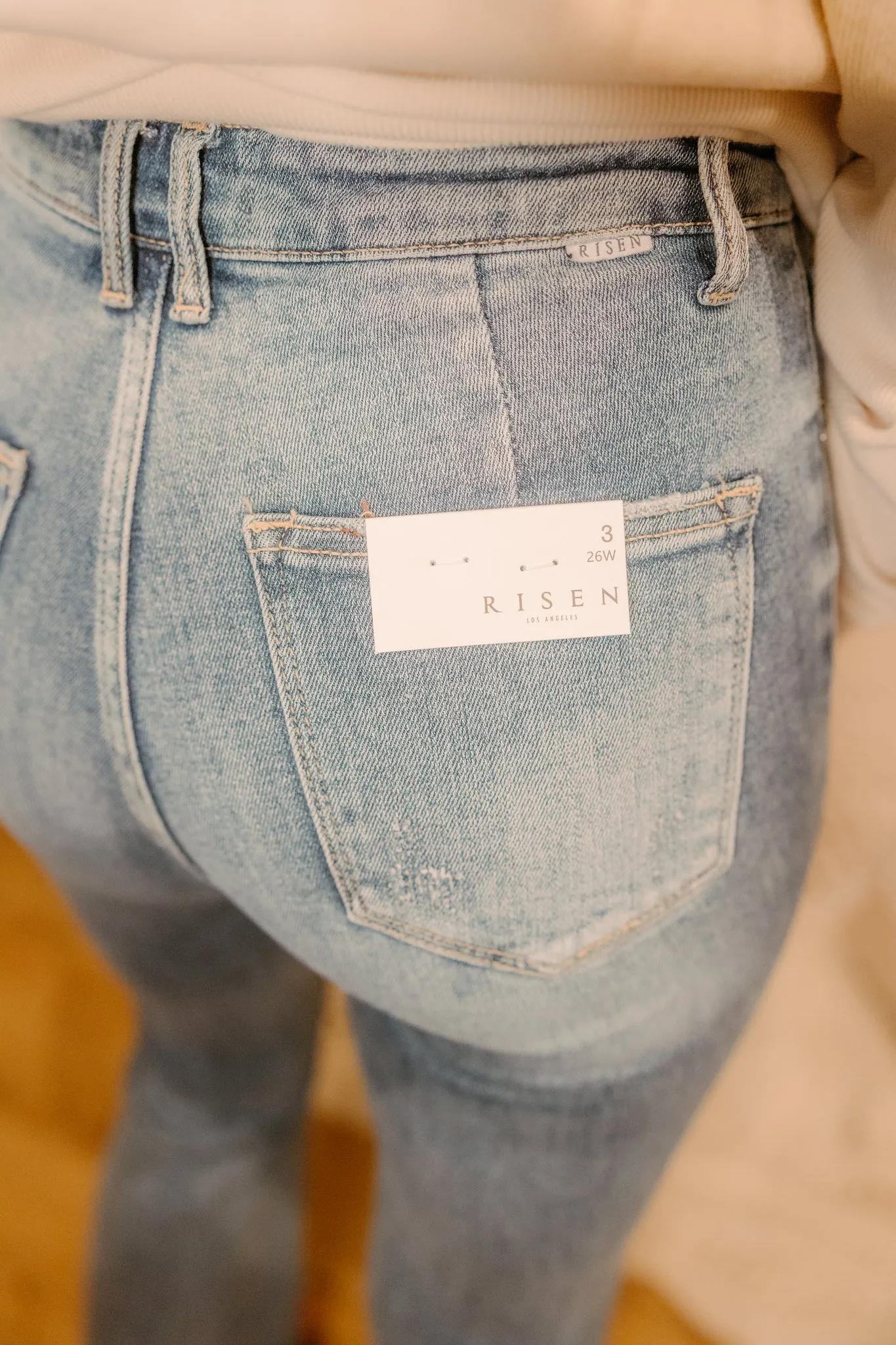 Hannah Vintage High Rise Flare Denim