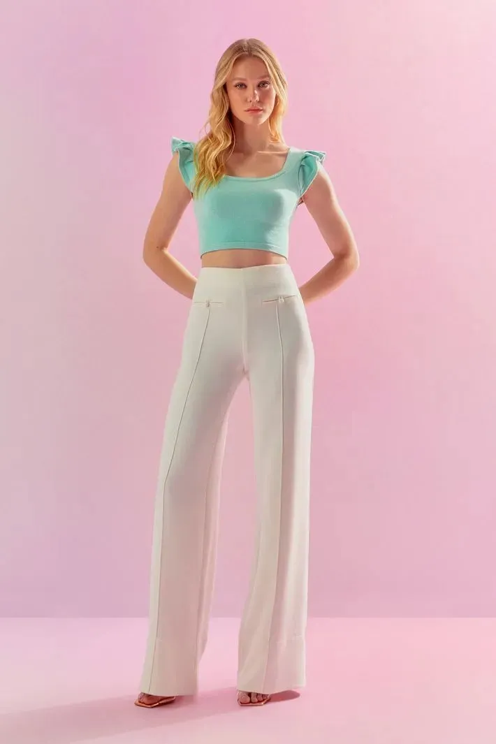 HIGH-WAISTED PANTS