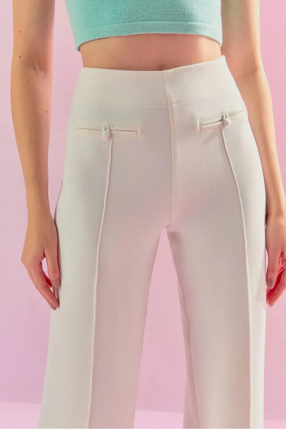 HIGH-WAISTED PANTS