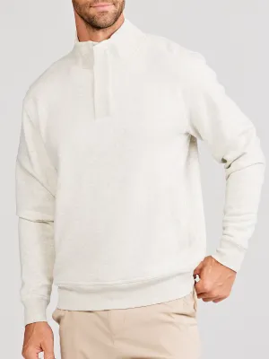 Hudson Fleece Henley Pullover Sweatshirt