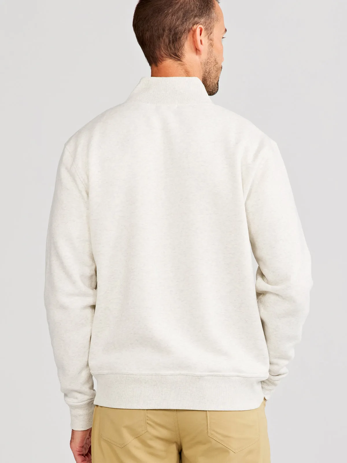 Hudson Fleece Henley Pullover Sweatshirt