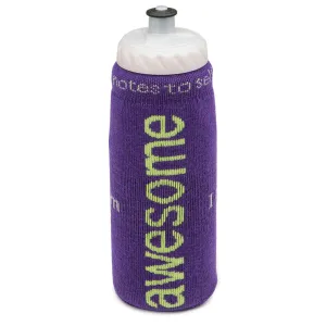 I am awesome™ purple water bottle cover