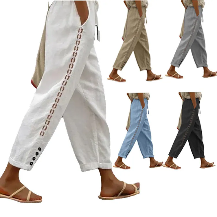INSTOCK - Spot cross-border women's casual pants 2024