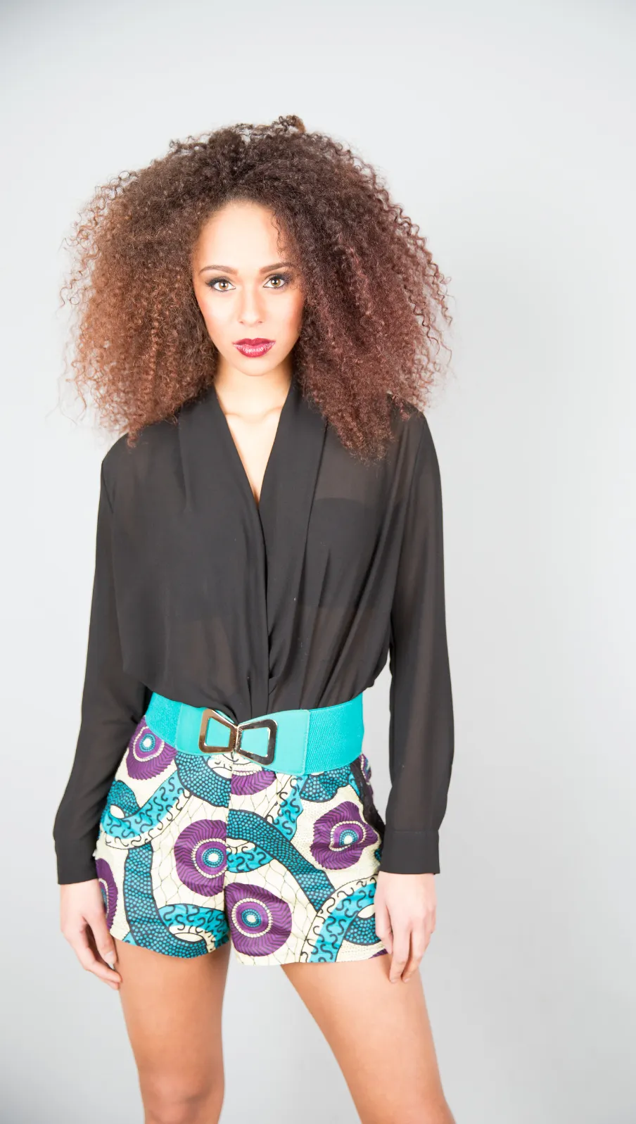 Island Soca Print Shorts