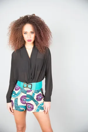 Island Soca Print Shorts