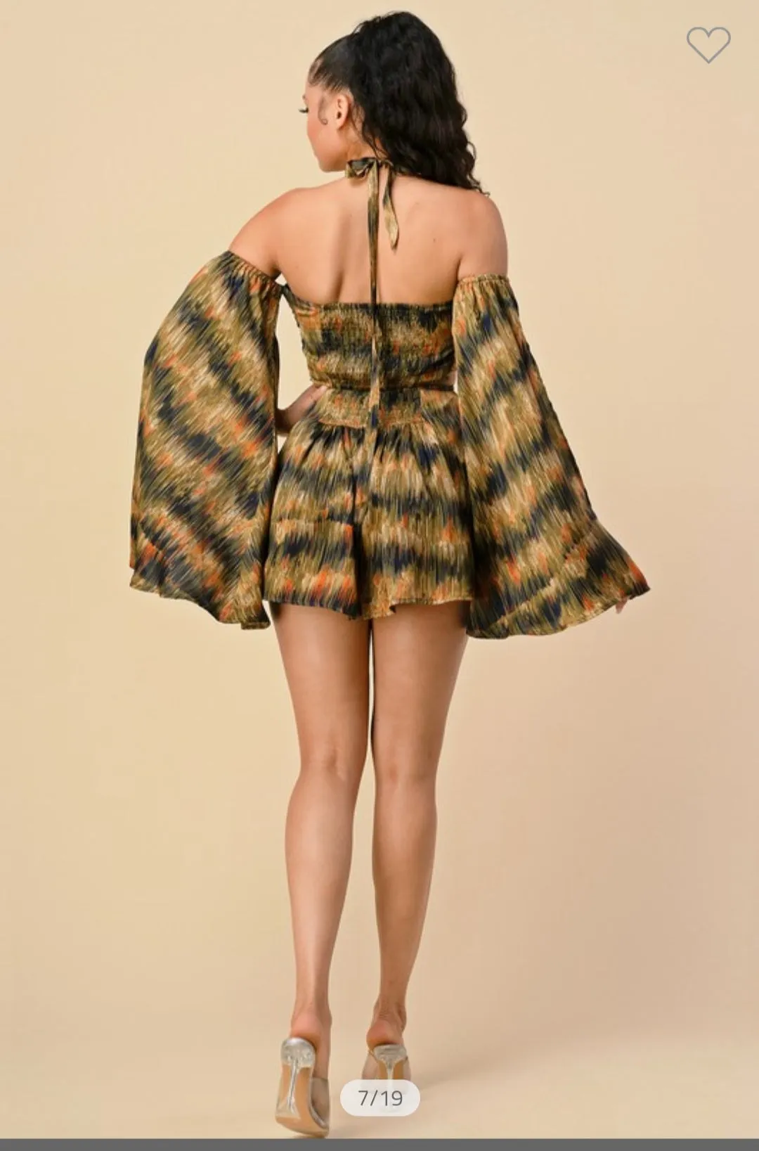 Island Tingz Bohemian Romper | Olive