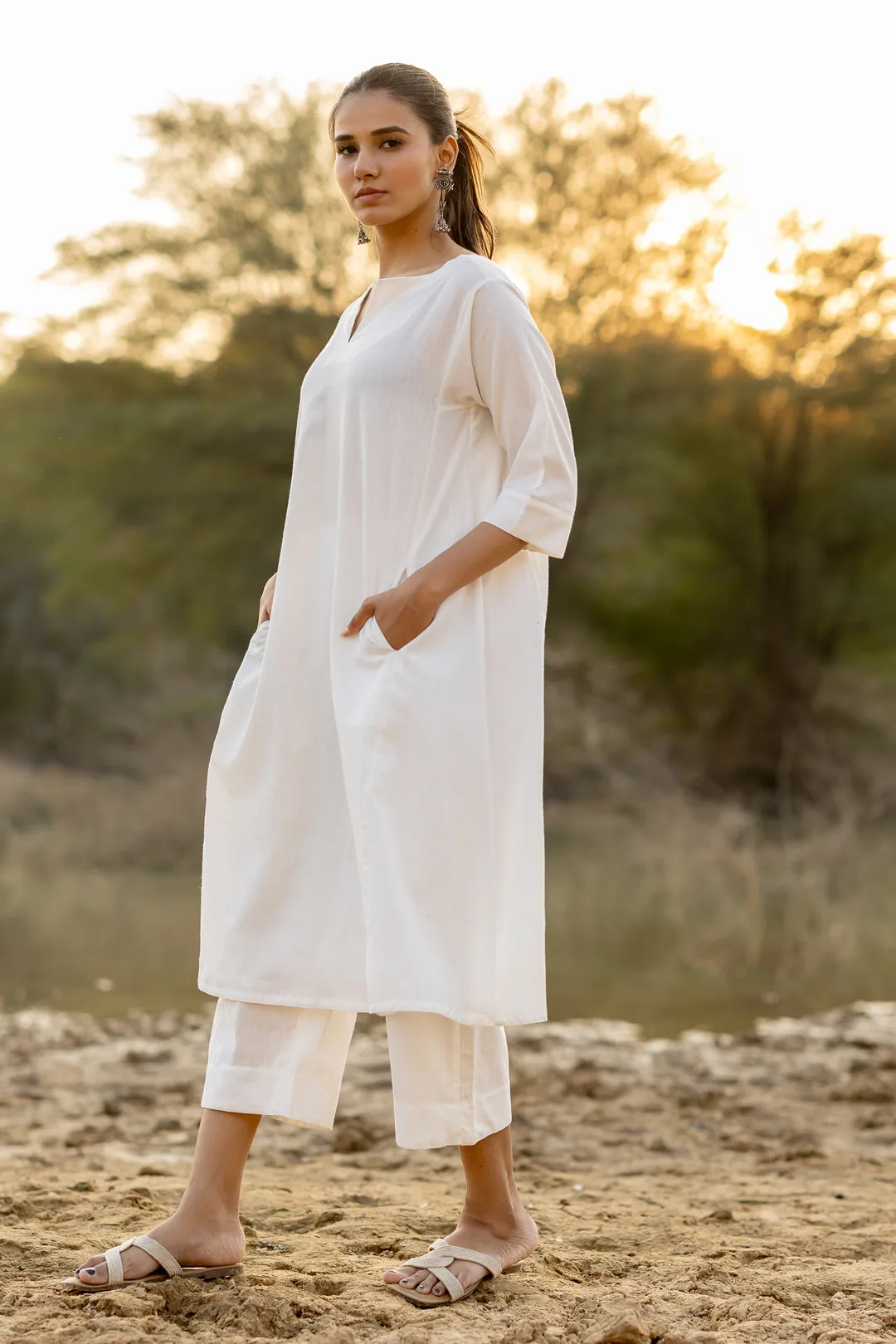 Ivory Grace Kurta Set