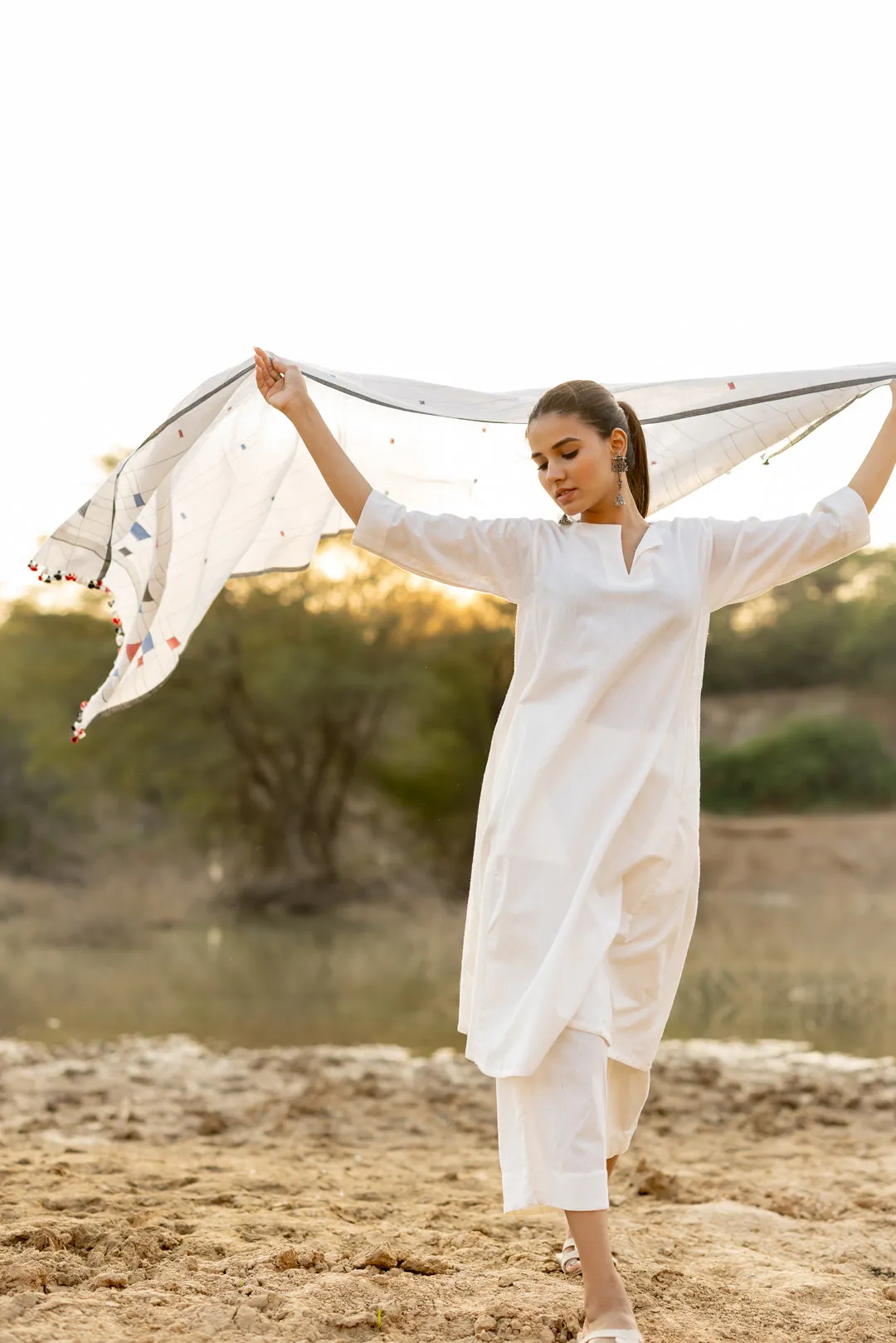 Ivory Grace Kurta Set