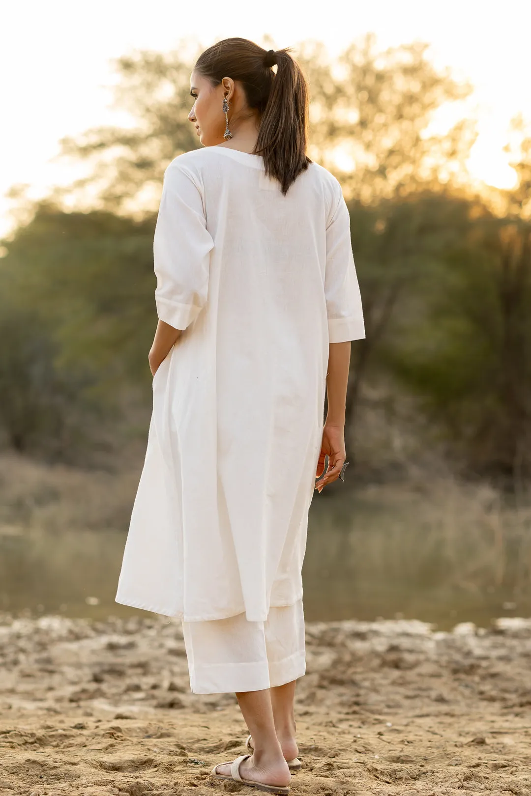 Ivory Grace Kurta Set