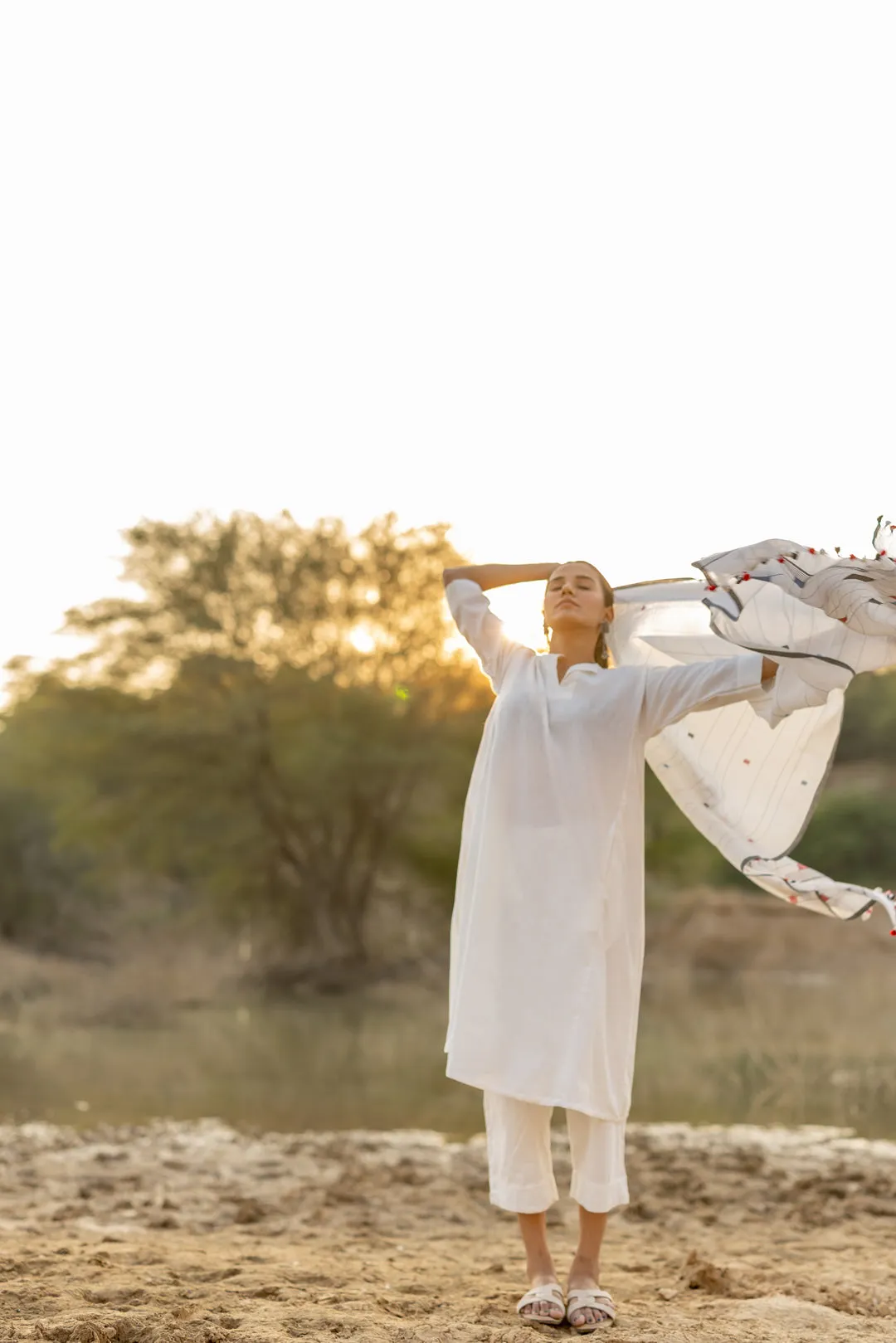 Ivory Grace Kurta Set