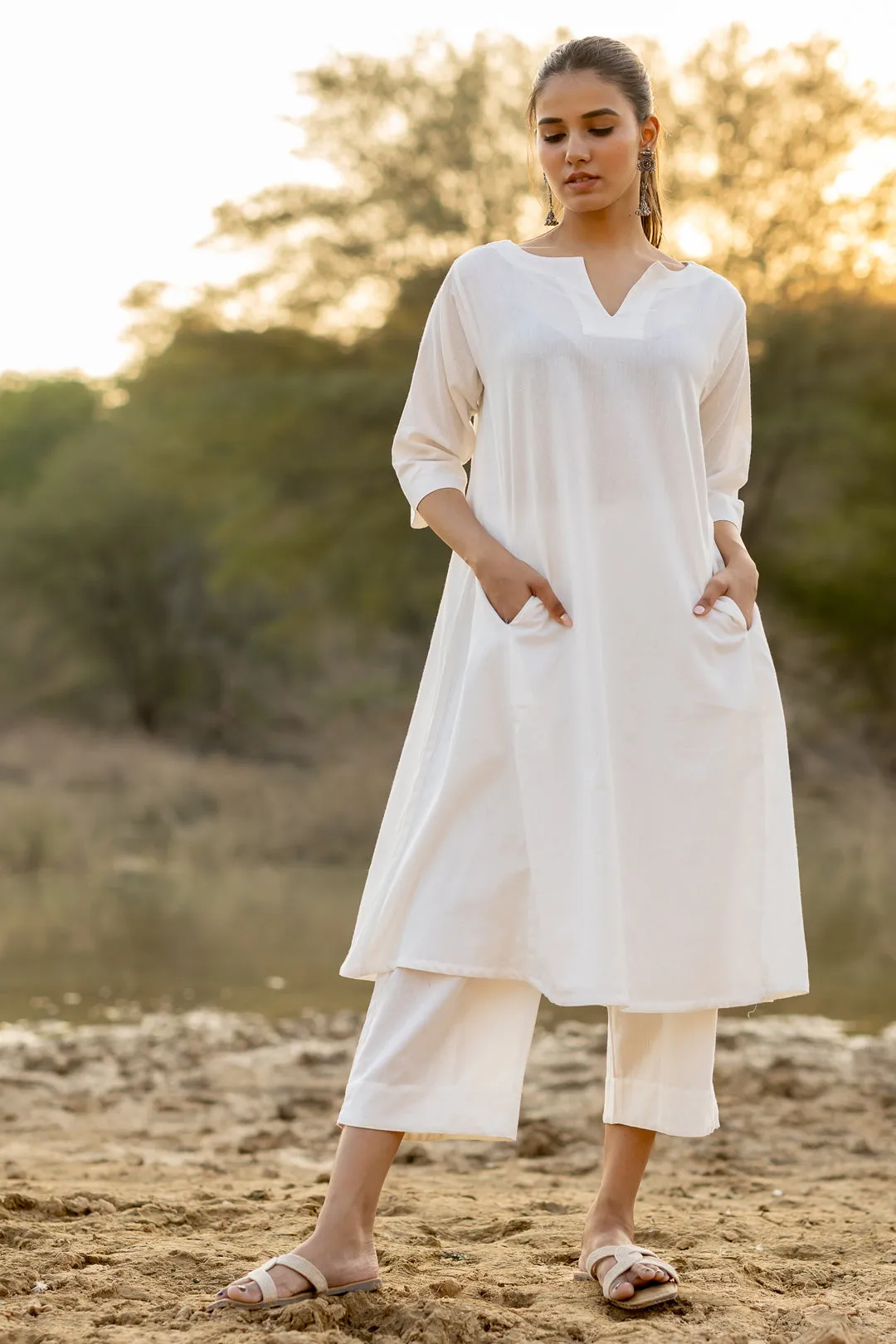Ivory Grace Kurta Set