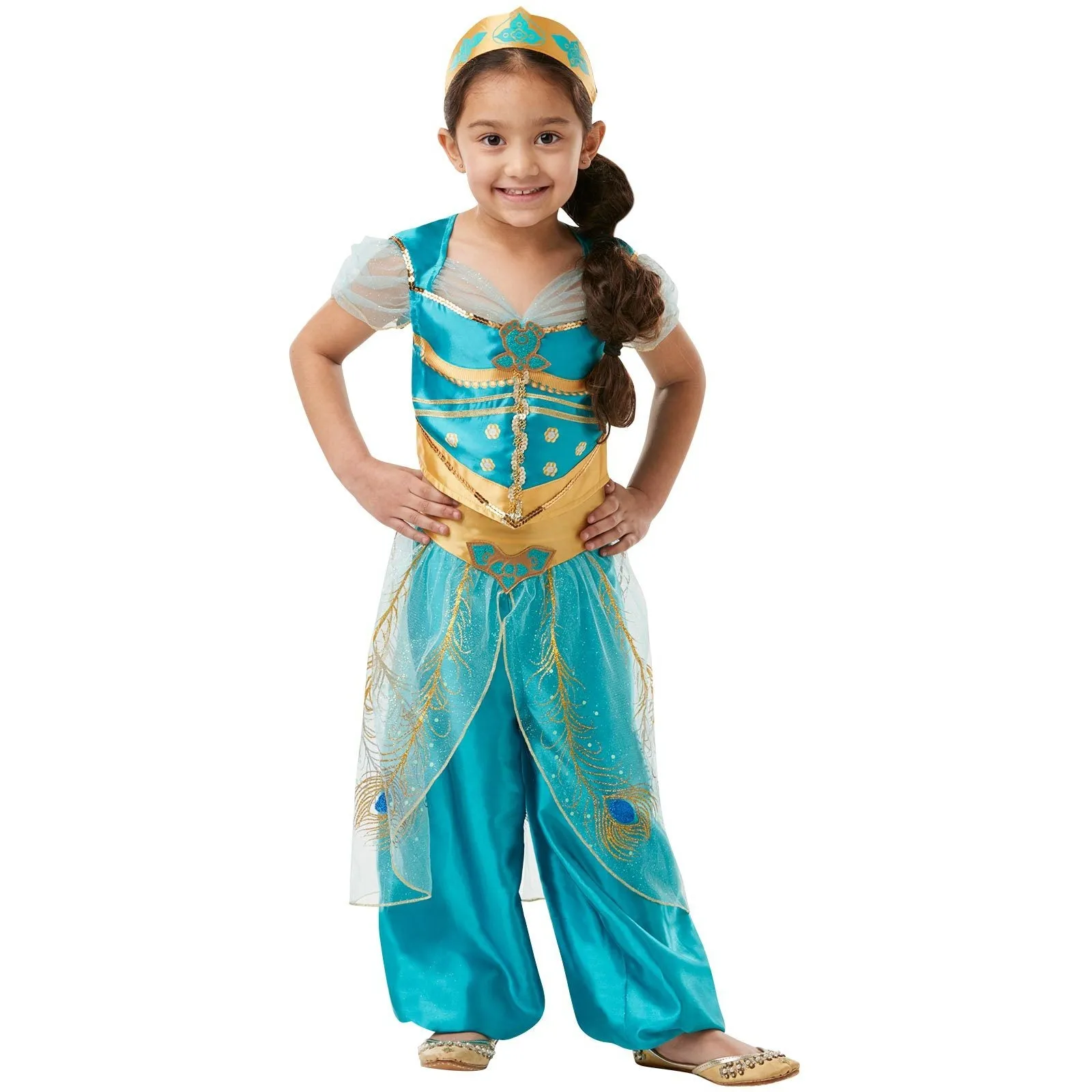 Jasmine Live Action Aladdin Costume Child Girls