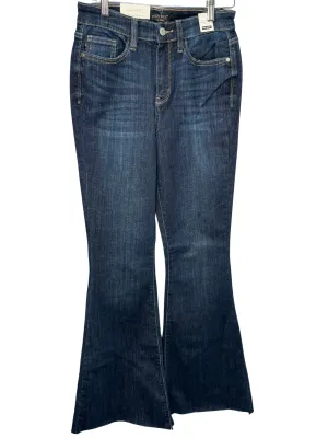 JB High Waist Raw Hem Flare