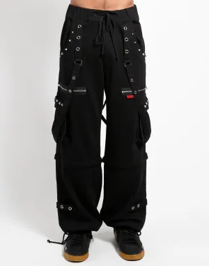 JERSEY KNITTED ZIP OFF CRUSH PANT