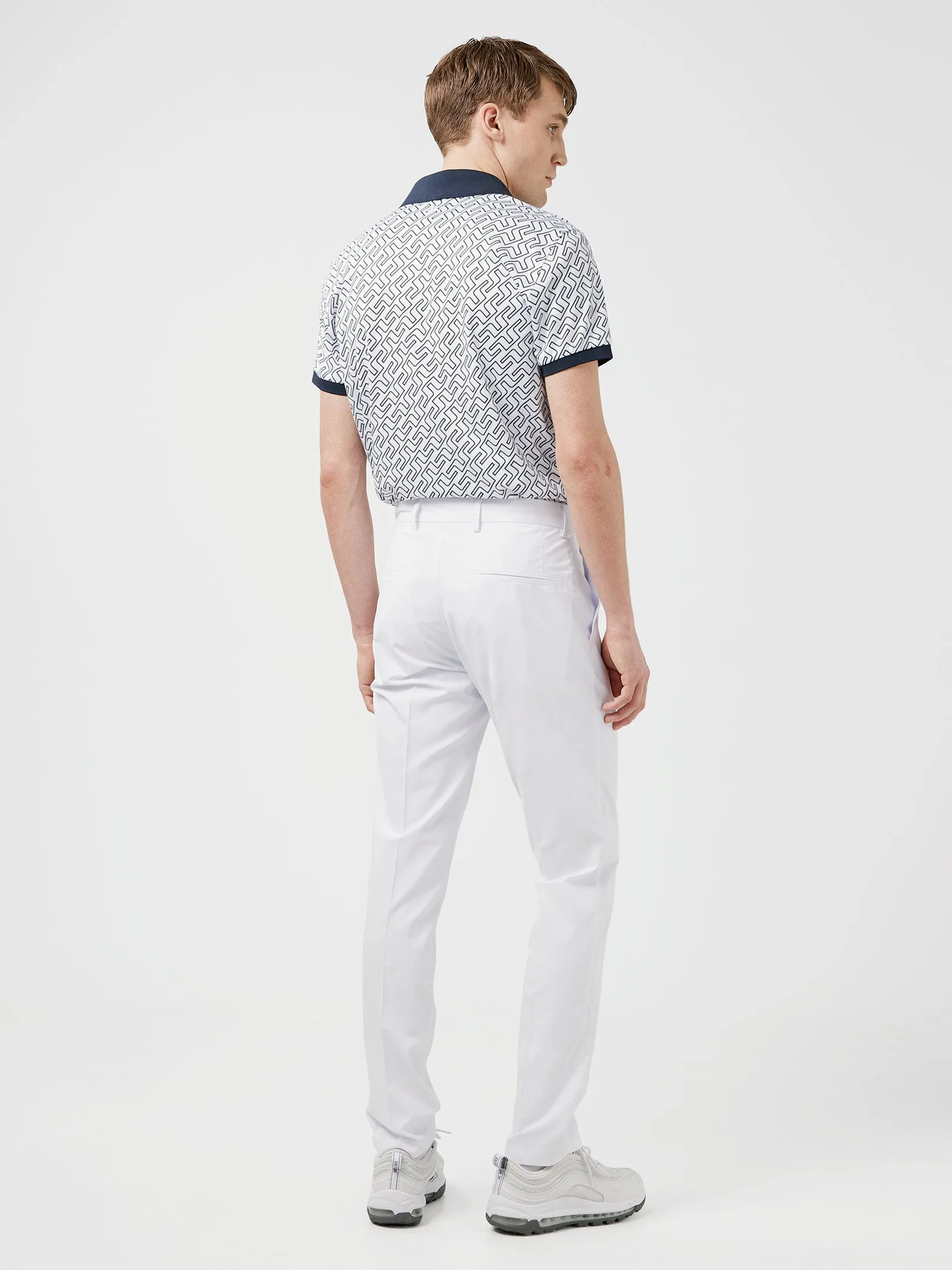 J.Lindeberg Mens Elof Golf Pants - WHITE