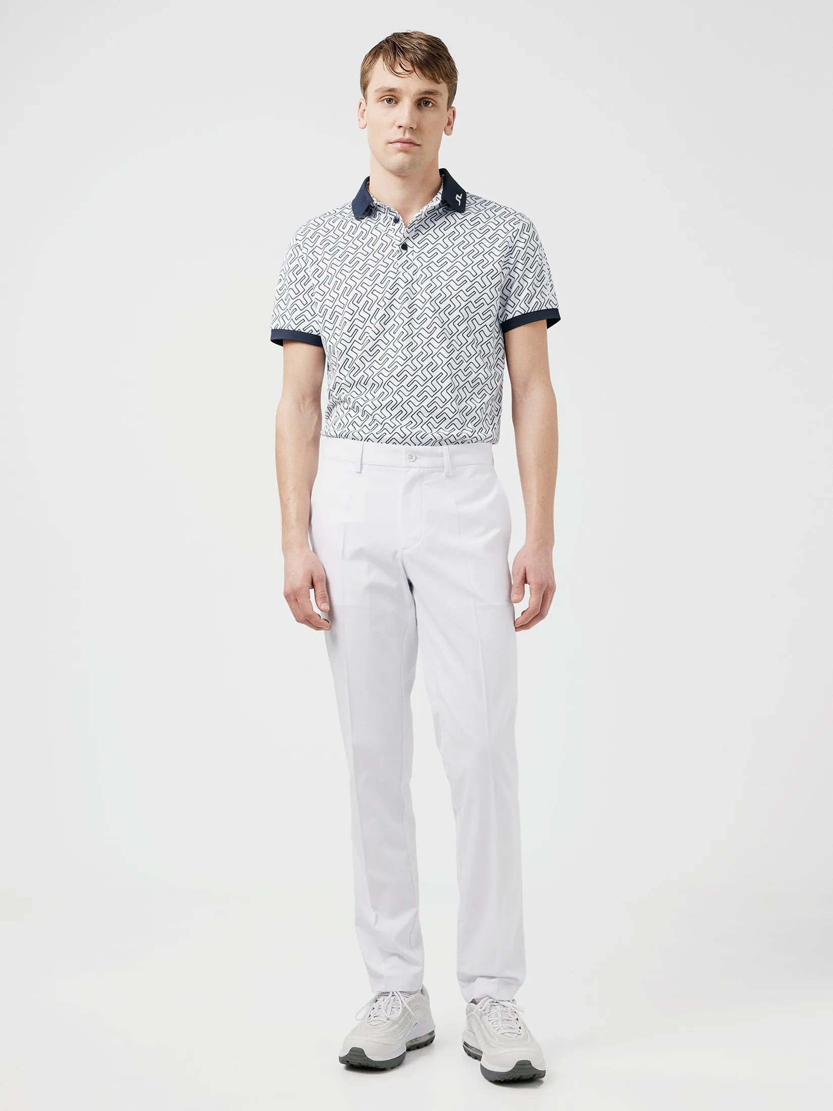 J.Lindeberg Mens Elof Golf Pants - WHITE