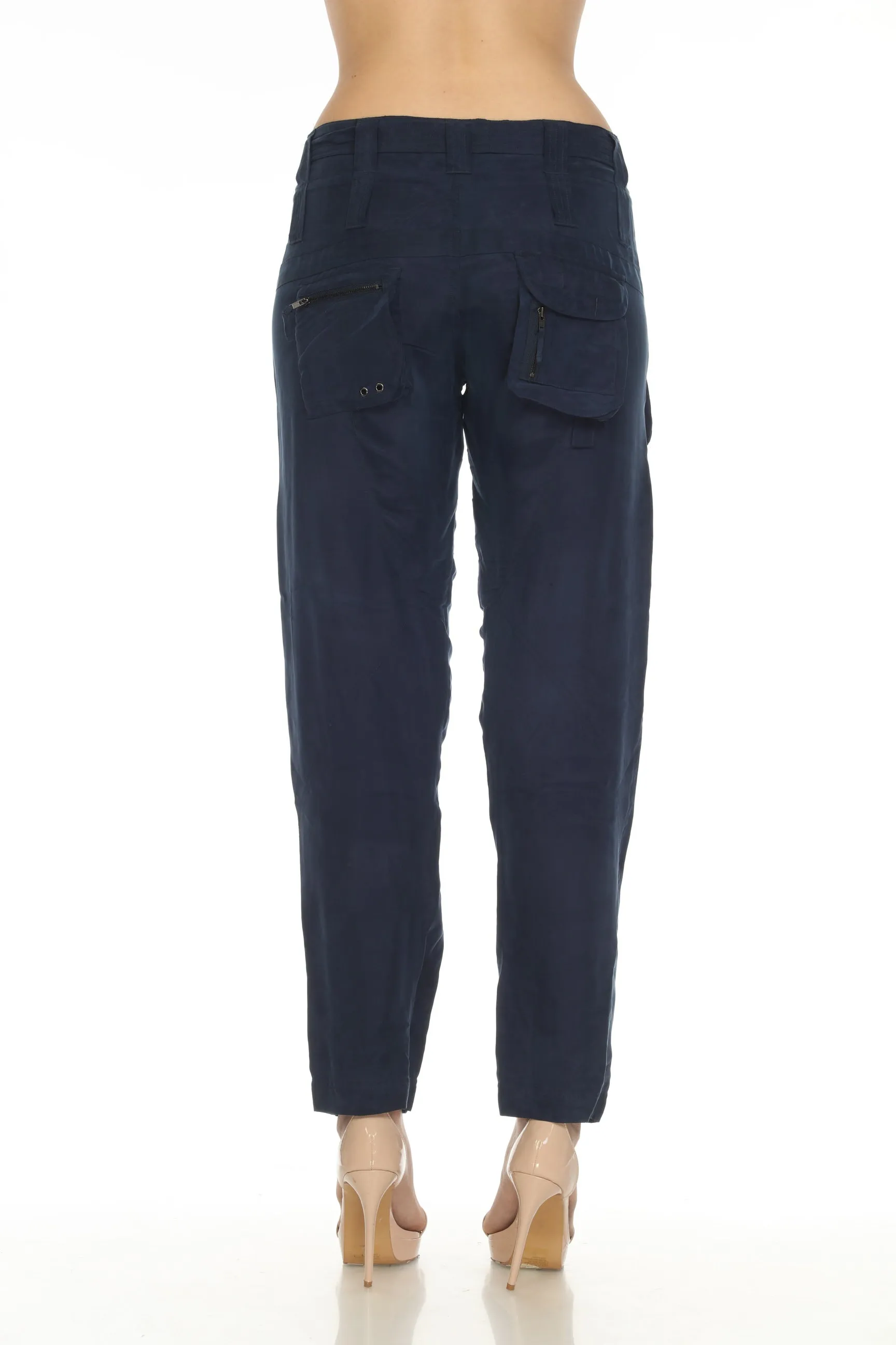 Johnny Was Hailey Belted Cargo Pants Boho Chic R66821 *