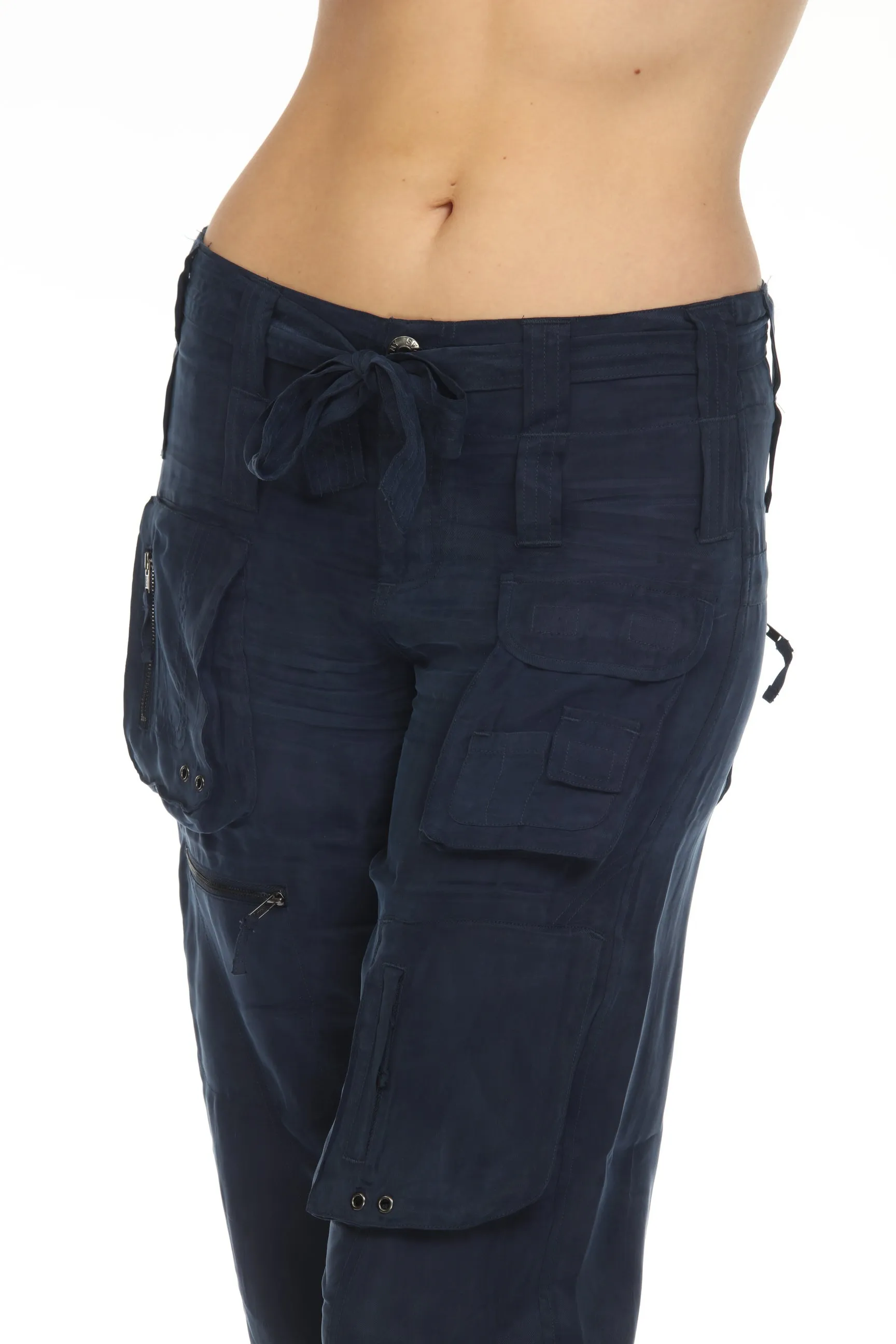Johnny Was Hailey Belted Cargo Pants Boho Chic R66821 *