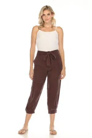Johnny Was Pete & Greta Belted Cropped Utility Pants P65521