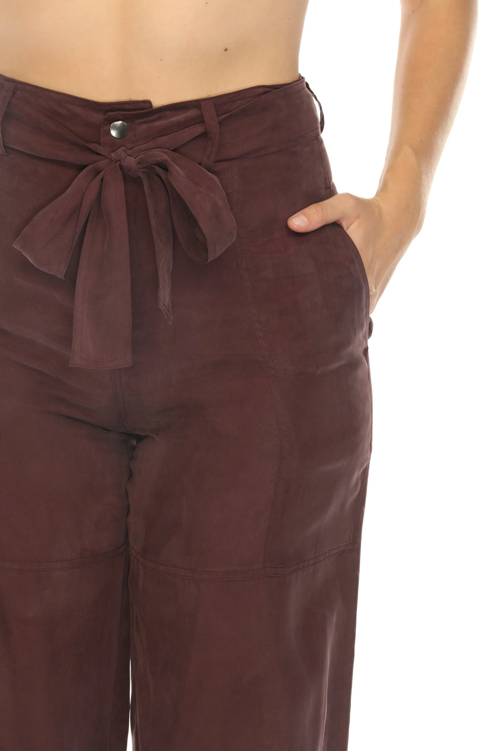 Johnny Was Pete & Greta Belted Cropped Utility Pants P65521