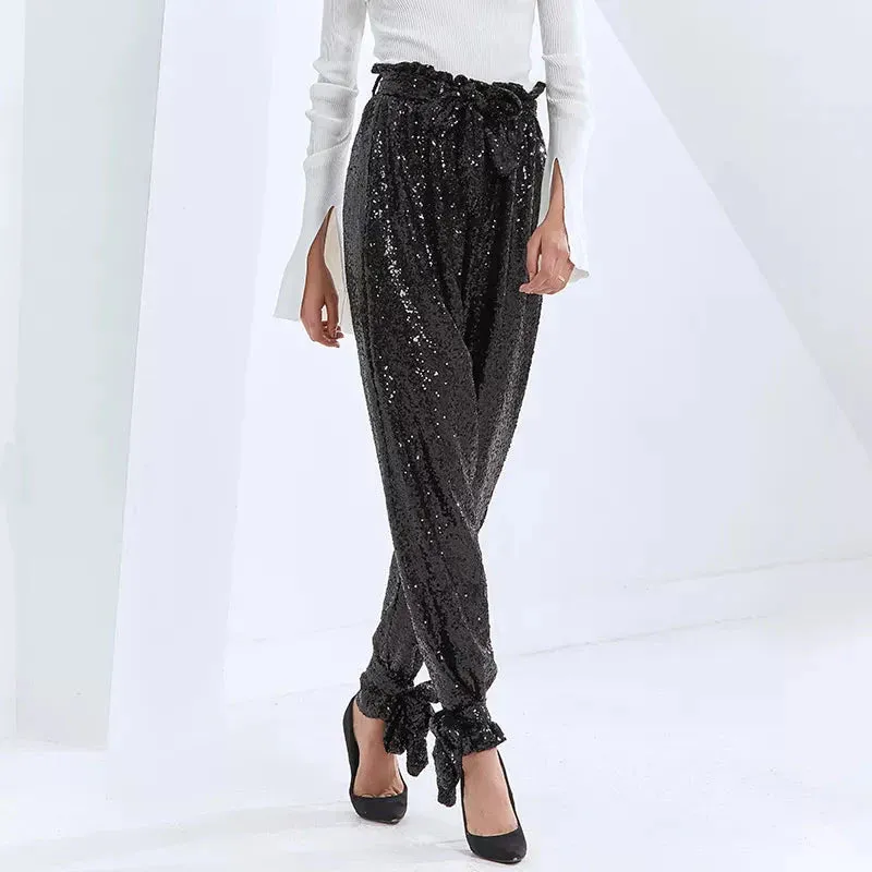 Jones Sequin Jogger Pants