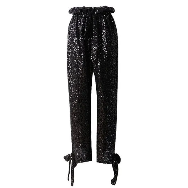 Jones Sequin Jogger Pants