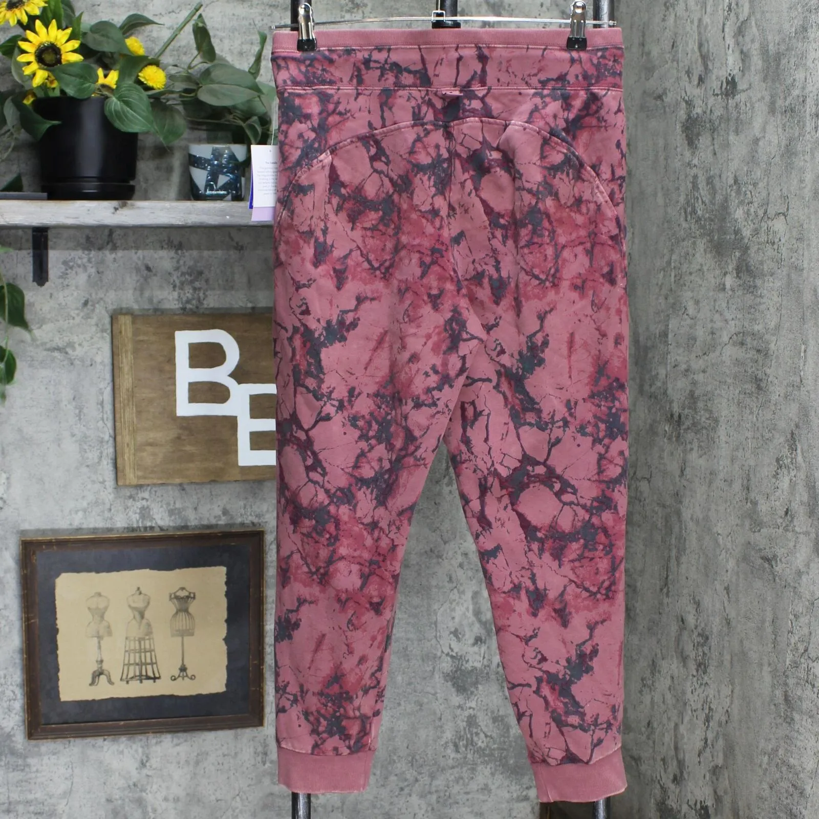 Joylab Women's French Terry Acid Wash Jogger Pants