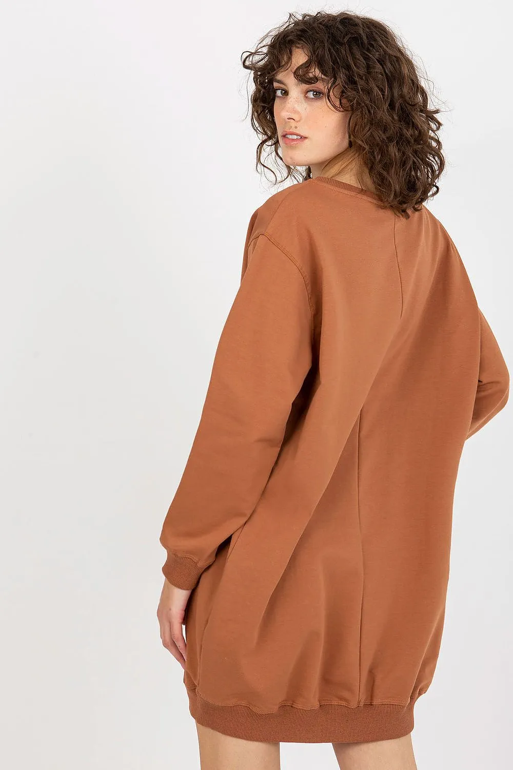 JTDF New York Oversized Women's Sweatshirt with Bold Front Print