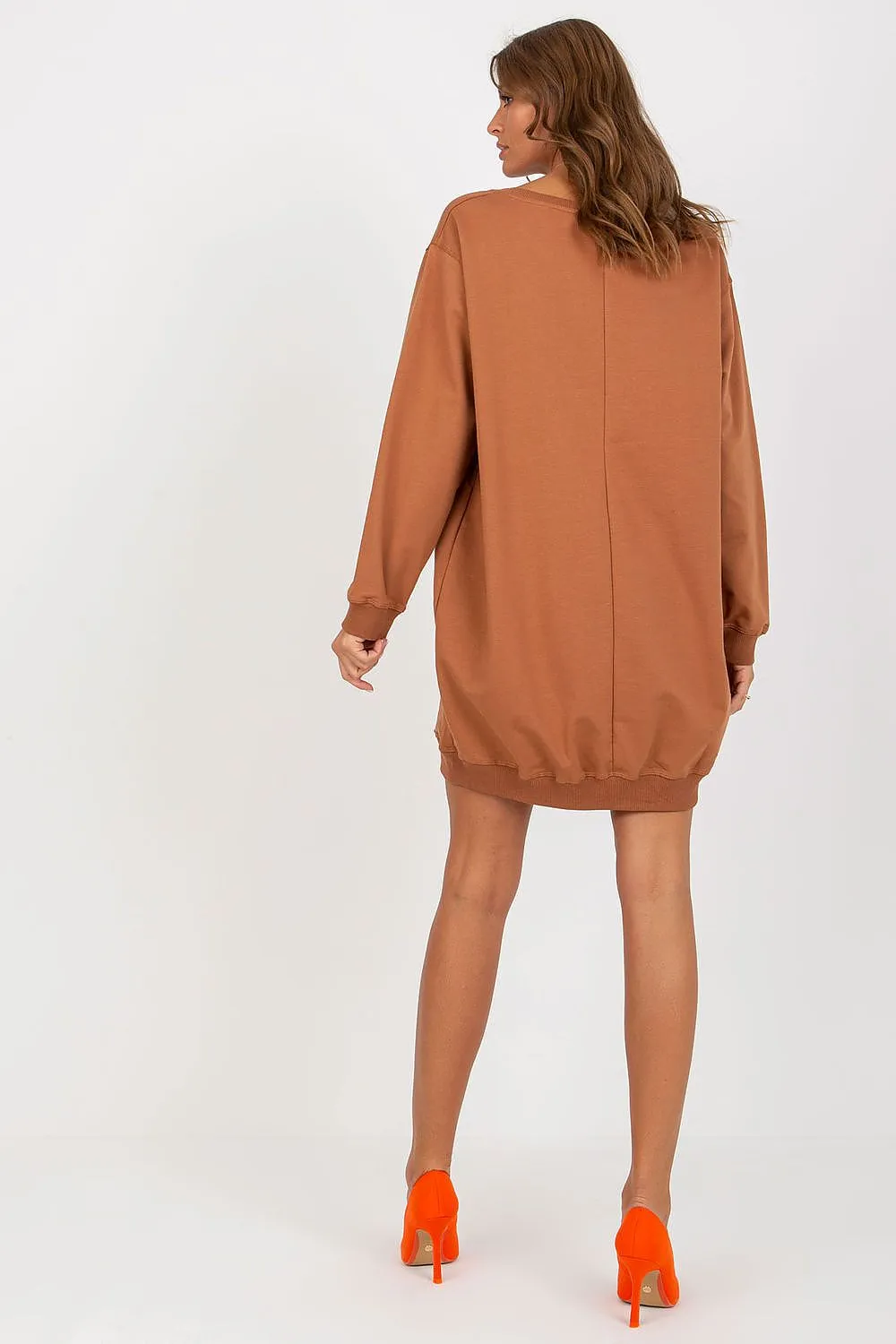 JTDF New York Oversized Women's Sweatshirt with Bold Front Print