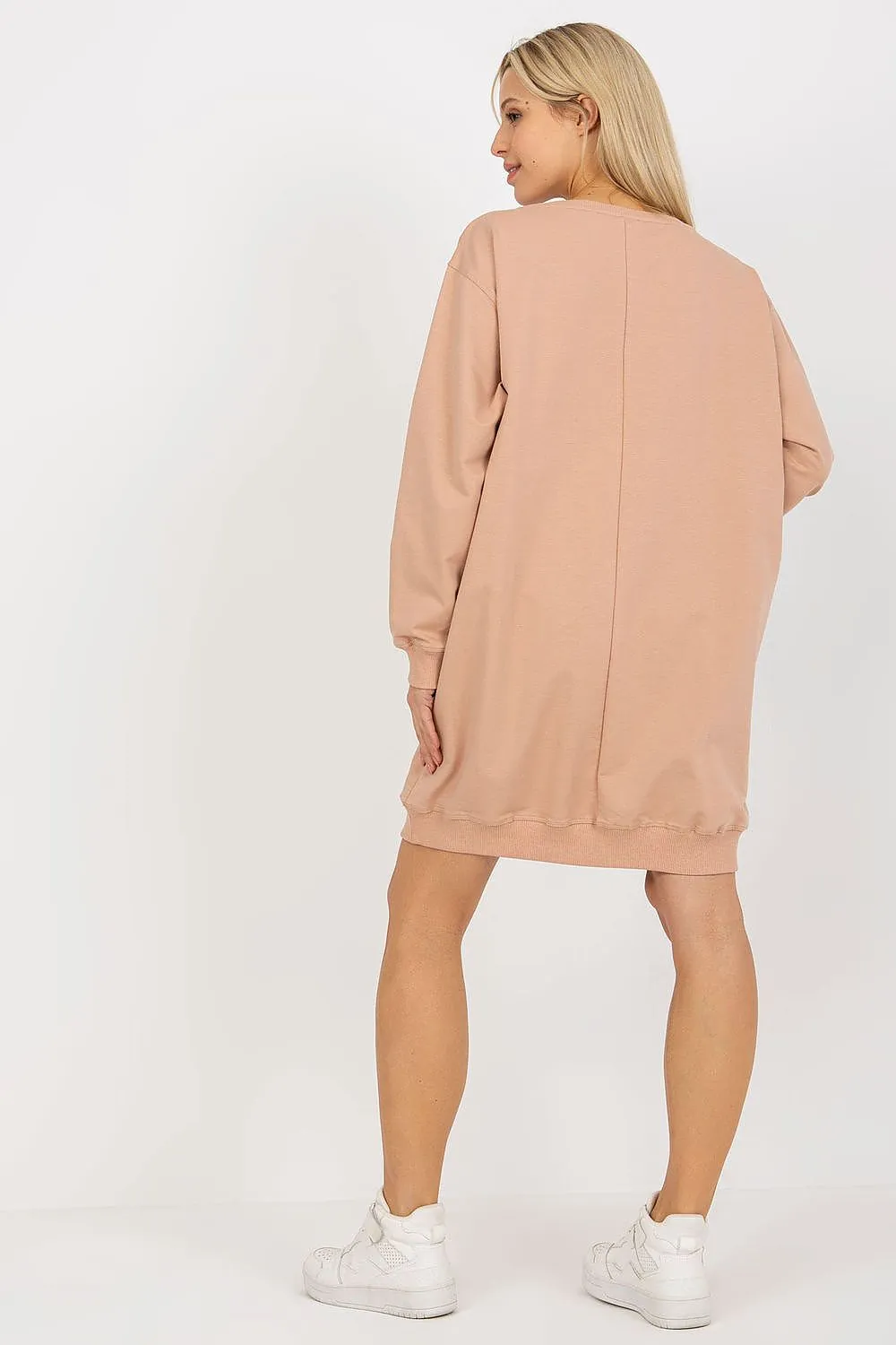JTDF New York Oversized Women's Sweatshirt with Bold Front Print